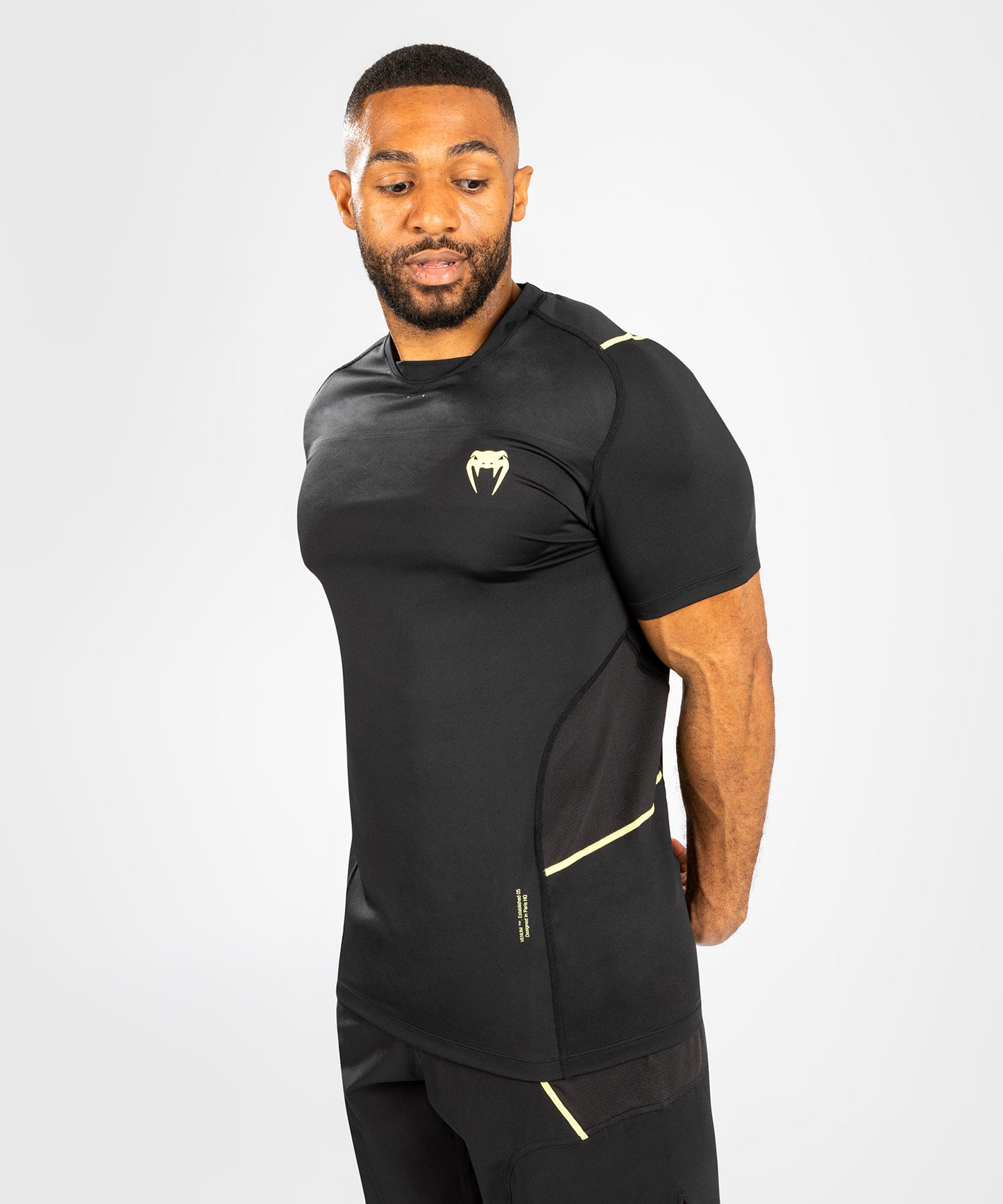 Venum Fusion 2.0 Maglietta Dry Tech Uomo - Nero/Giallo