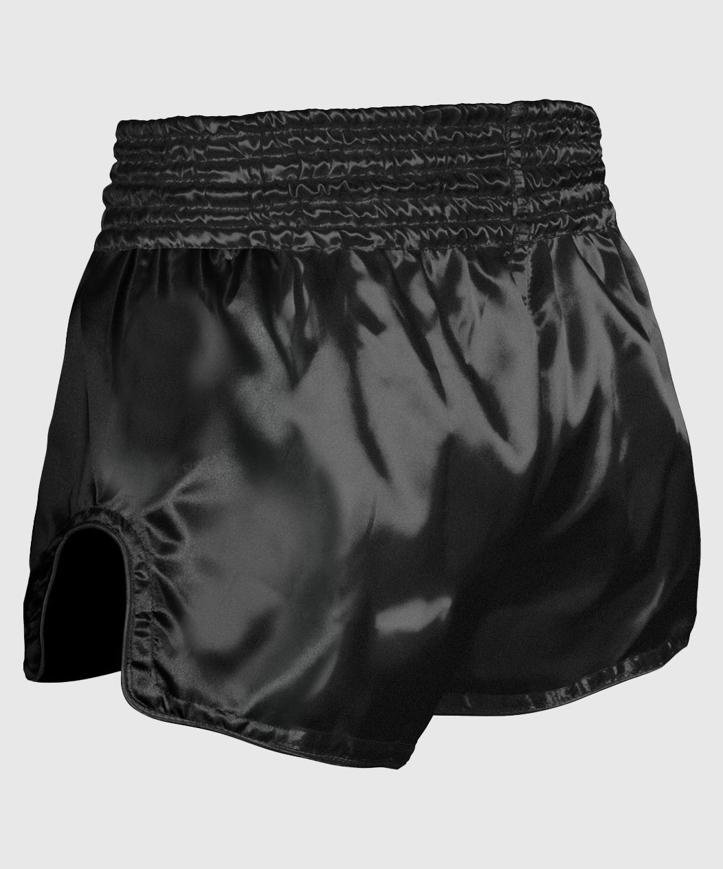 8 Weapons Strike Pantalones de Muay Thai - Negro/Plata