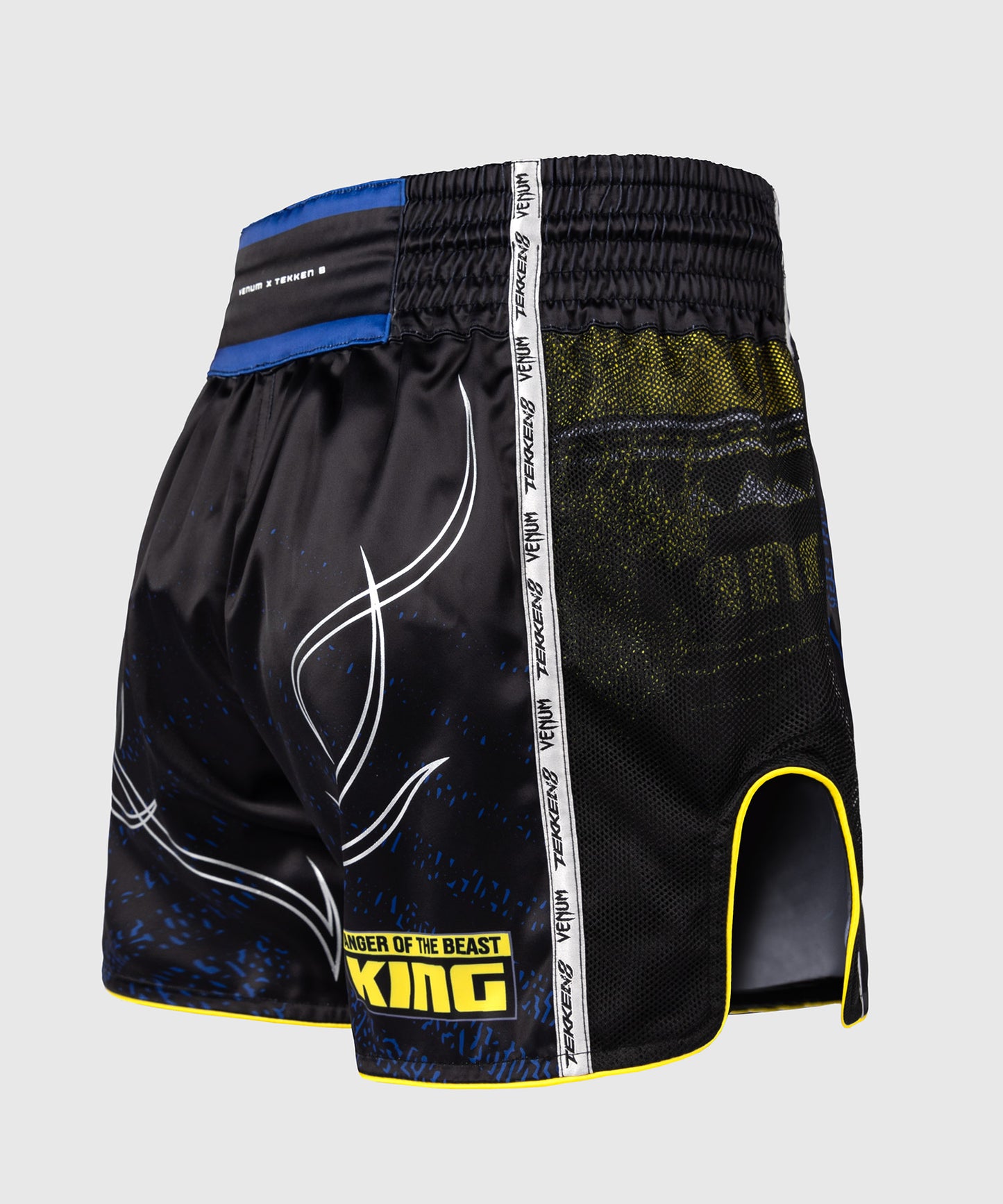 Venum x TEKKEN 8 Muay Thai Shorts - King - Black/Yellow