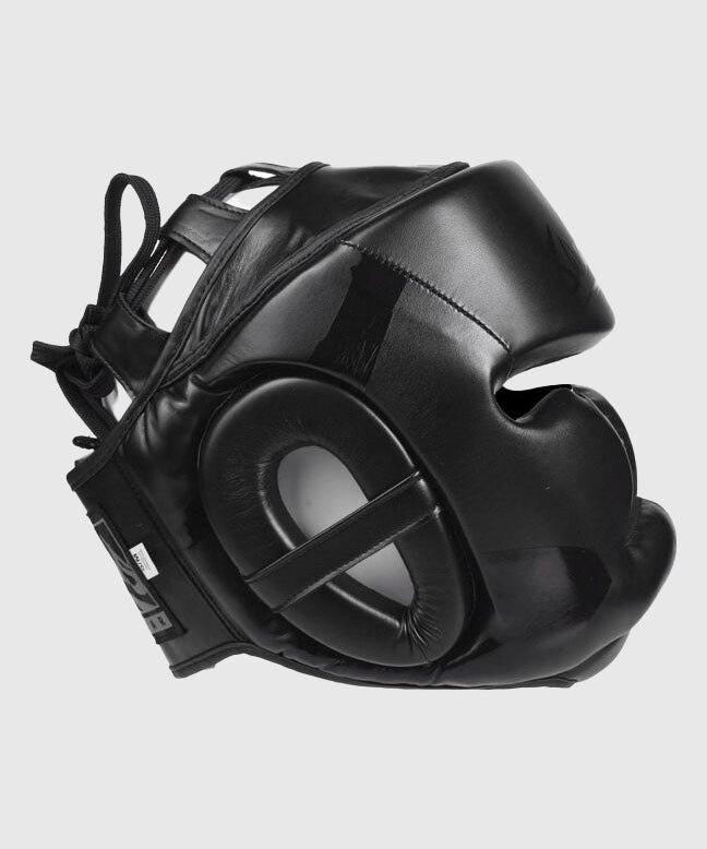 8 Weapons Unlimited Casco de Boxeo - Negro/Negro