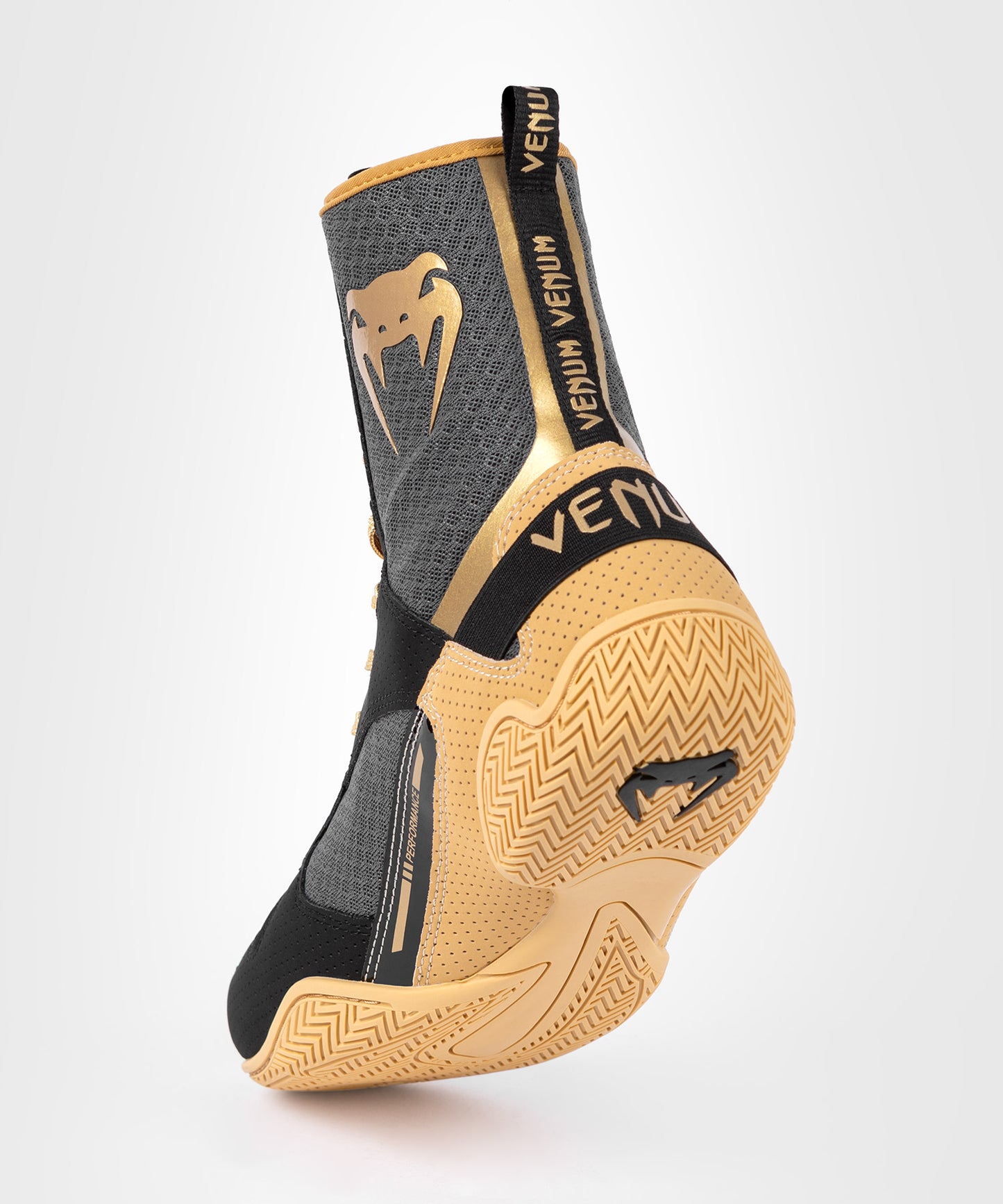 Venum Elite Zapatillas de Boxeo - Negro/Beige