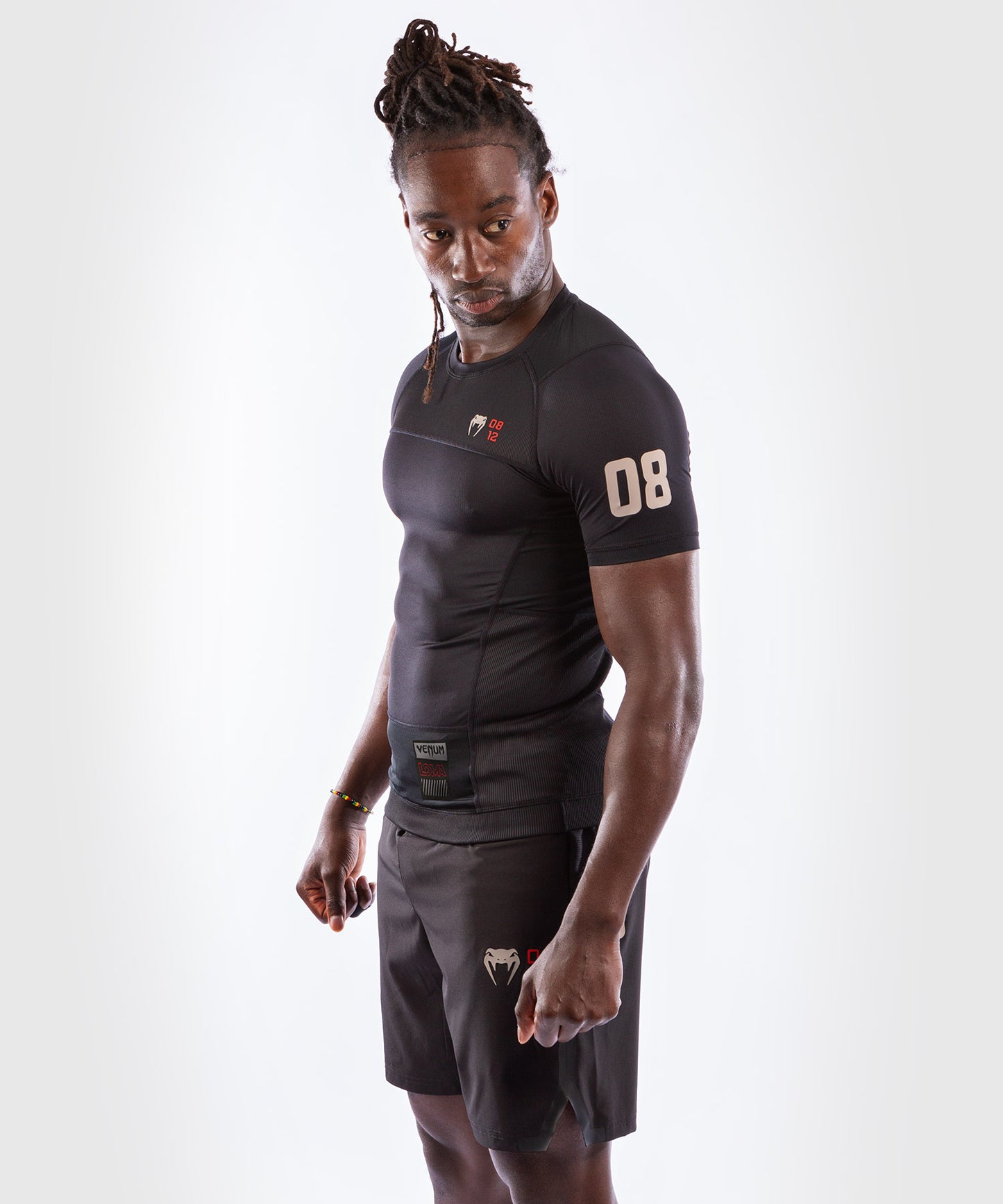 Rashguard Manches Courtes Venum Loma 08-12 – Noir
