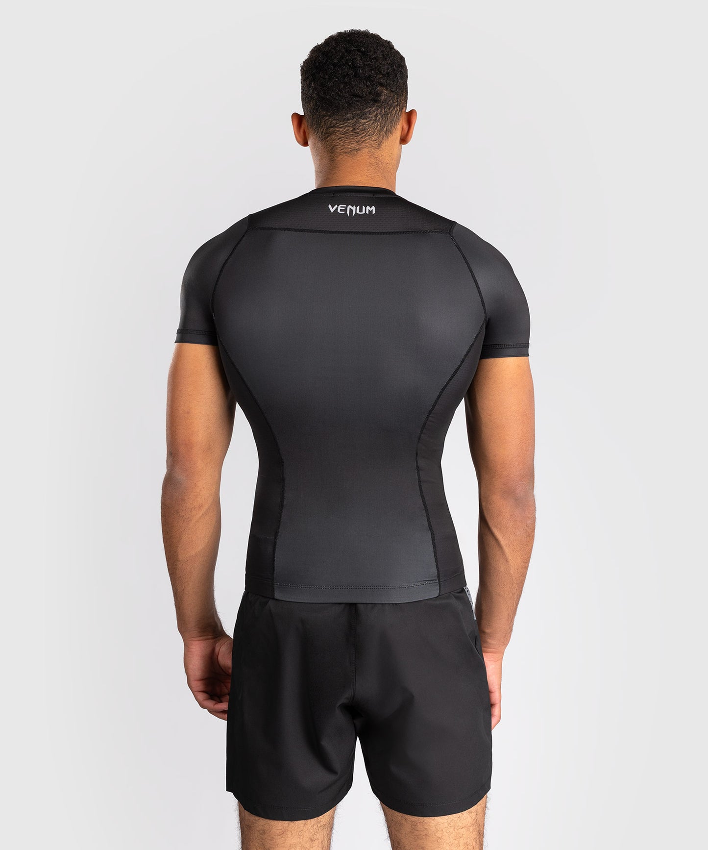 Venum No Gi Rashguards - Schwarz/Silbergrau