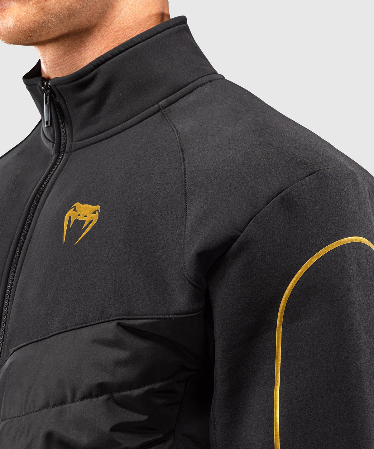 Venum Paddock Softshelljacke - Schwarz/Gold