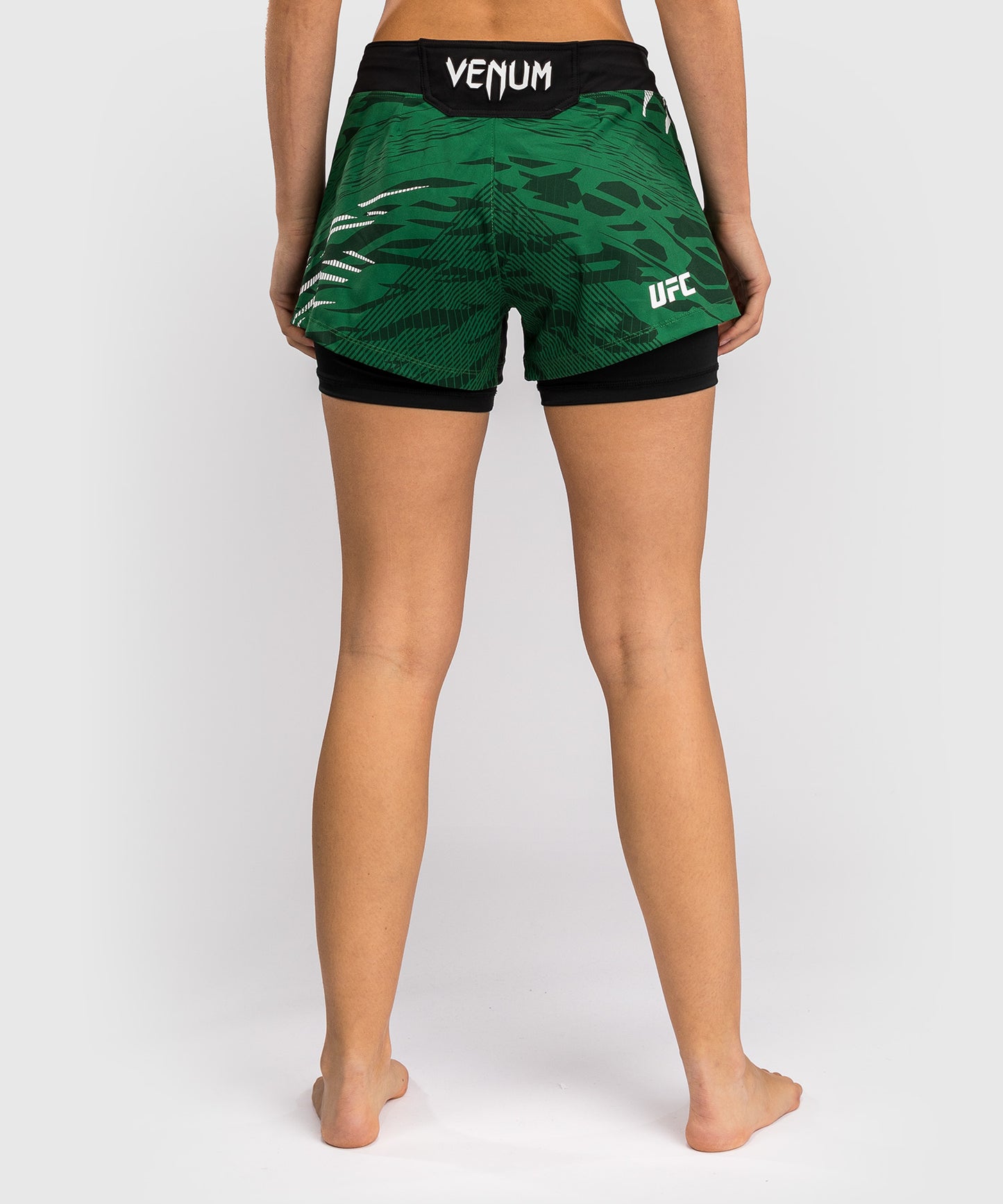 Shorts de Combat pour Femmes UFC Fusion by Venum Authentic Fight Night - Vert
