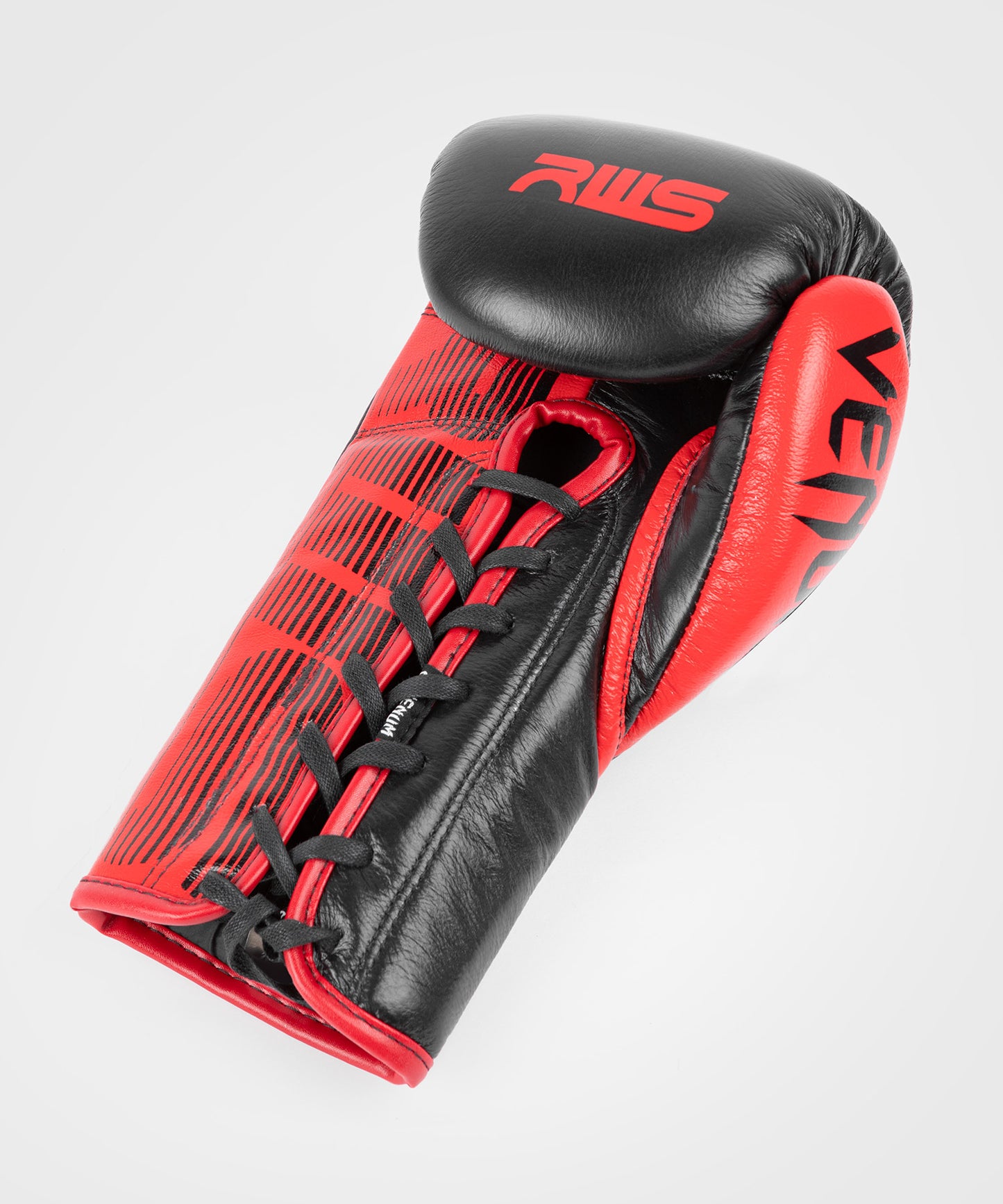 Offizielle Boxhandschuhe mit Schnürsenkeln RWS X Venum - Schwarz