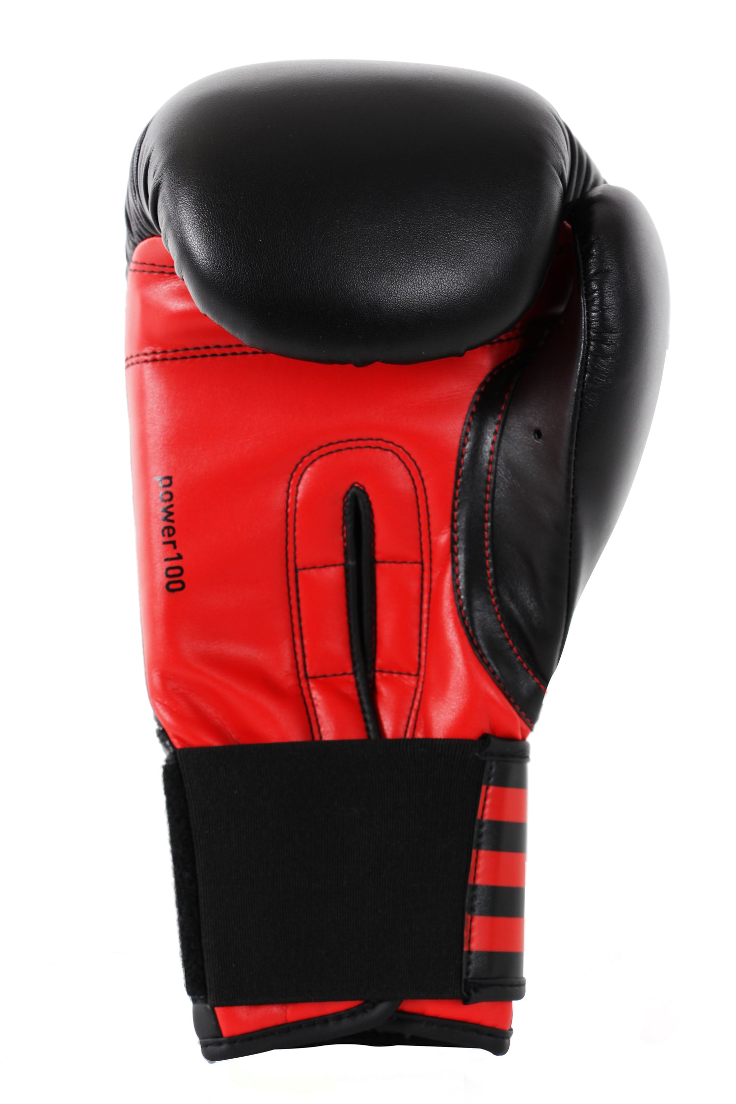 Adidas Power 100 Guantes de Boxeo - Negro/Rojo