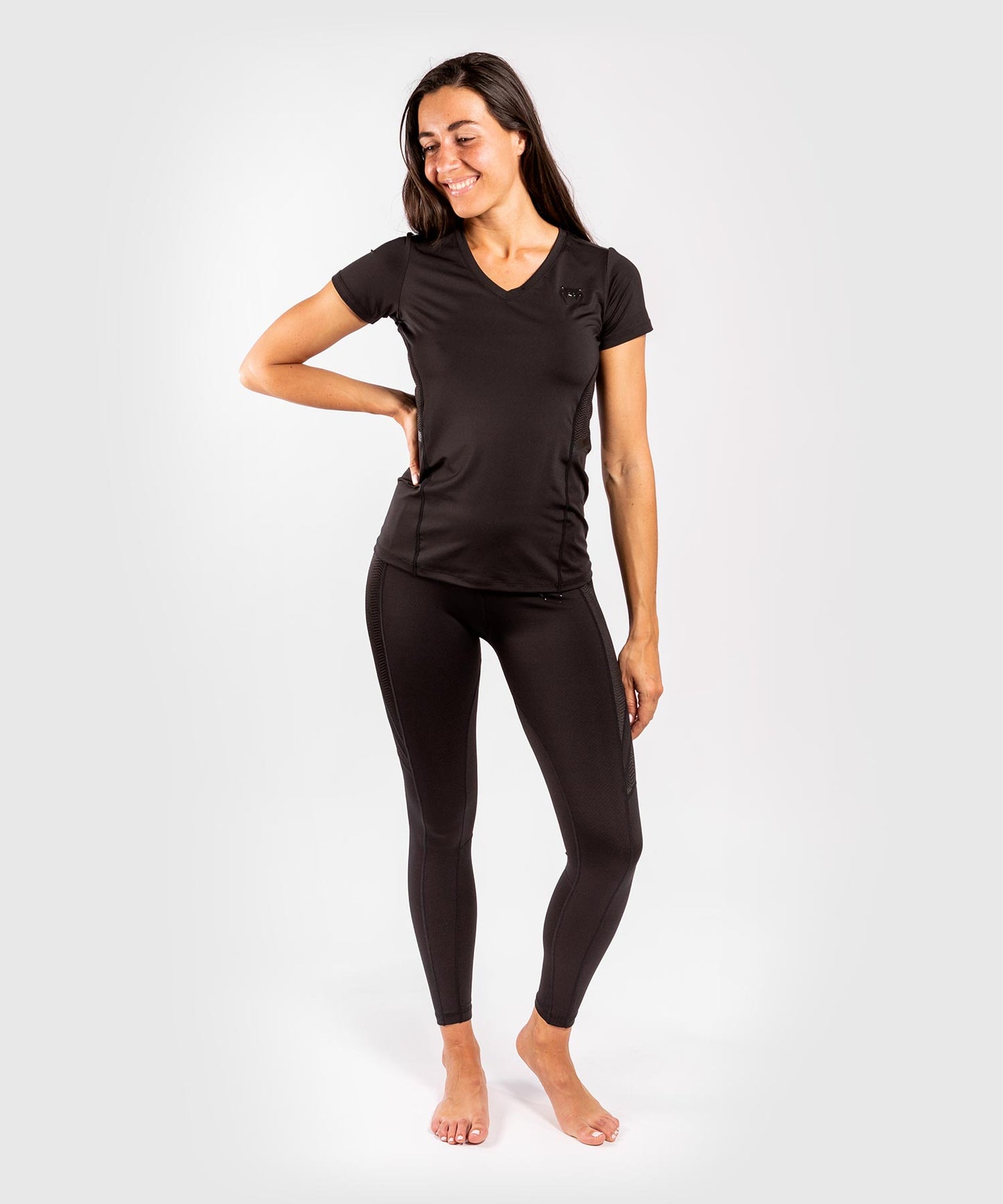 Venum G-fit Dry-Tech T-Shirt – Schwarz / Schwarz