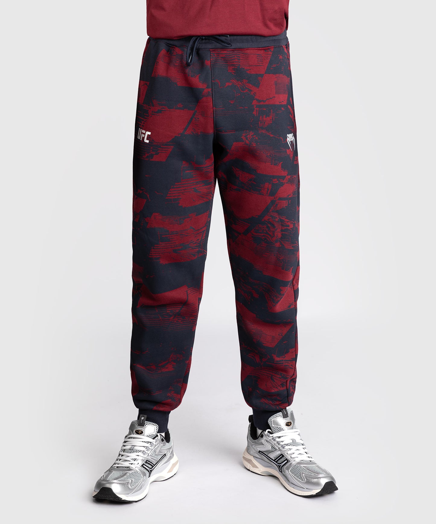 UFC Zenith by Venum Authentic Fight Week Pantaloni Uomo - Blu navy/Bordeaux/Argento