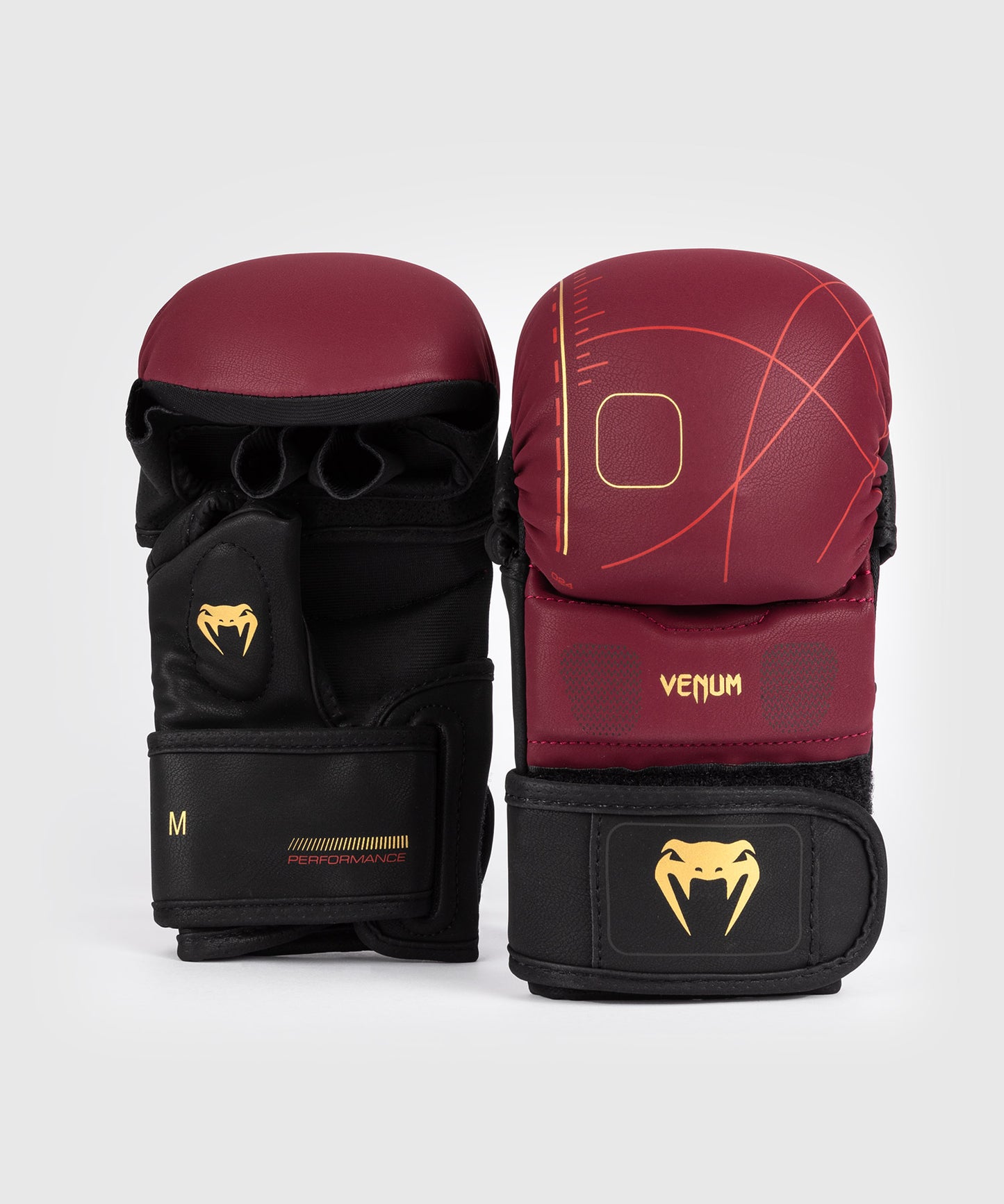 Gants de MMA Venum x Hexagone - Noir/Or