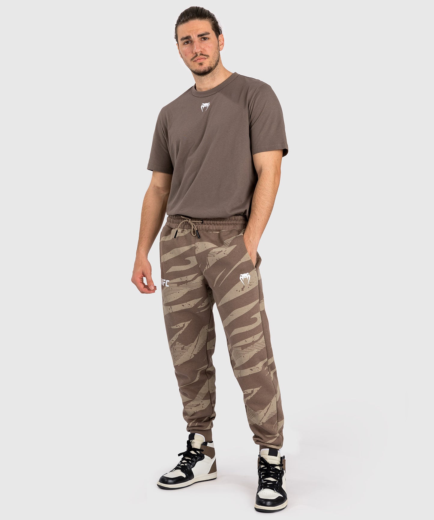 UFC Adrenaline by Venum Fight Week Herrenhose - Desert Camo