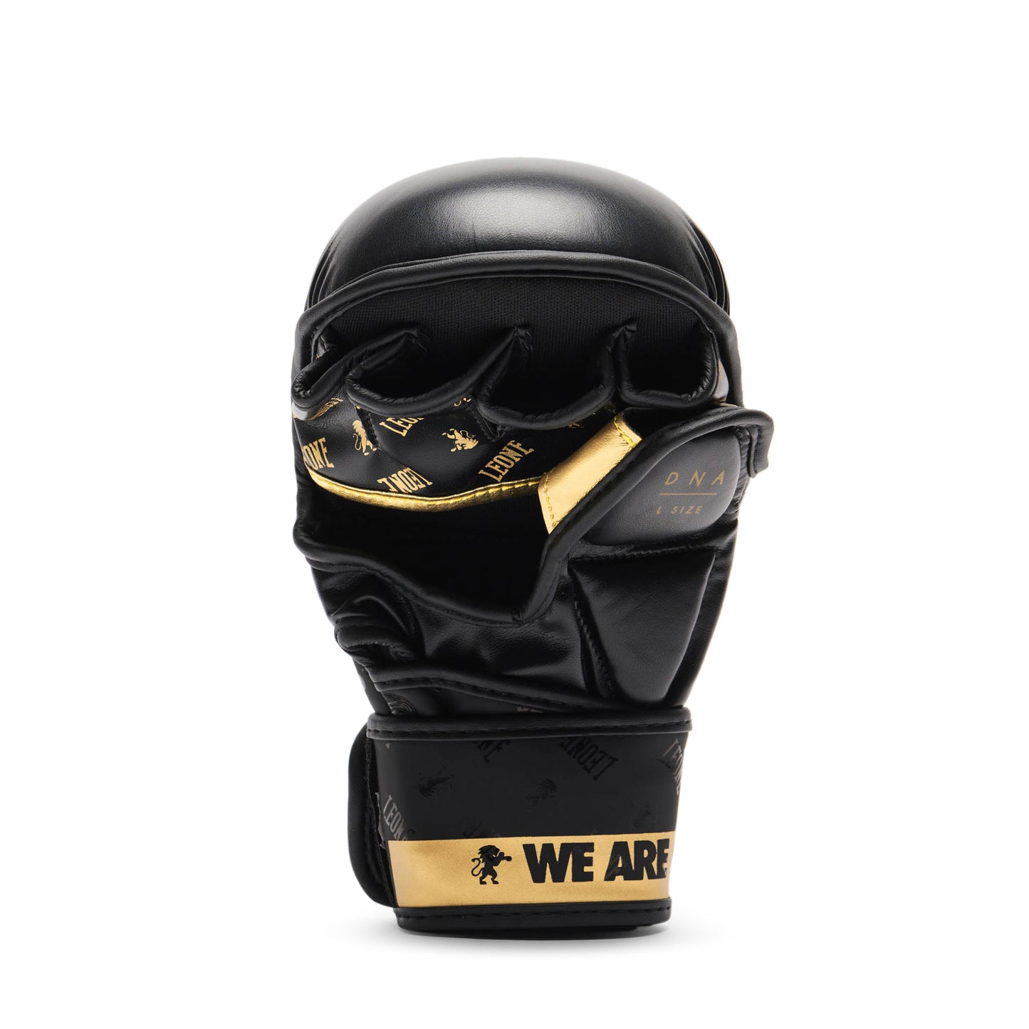 Leone DNA Guantes de Sparring MMA - Negro/Oro