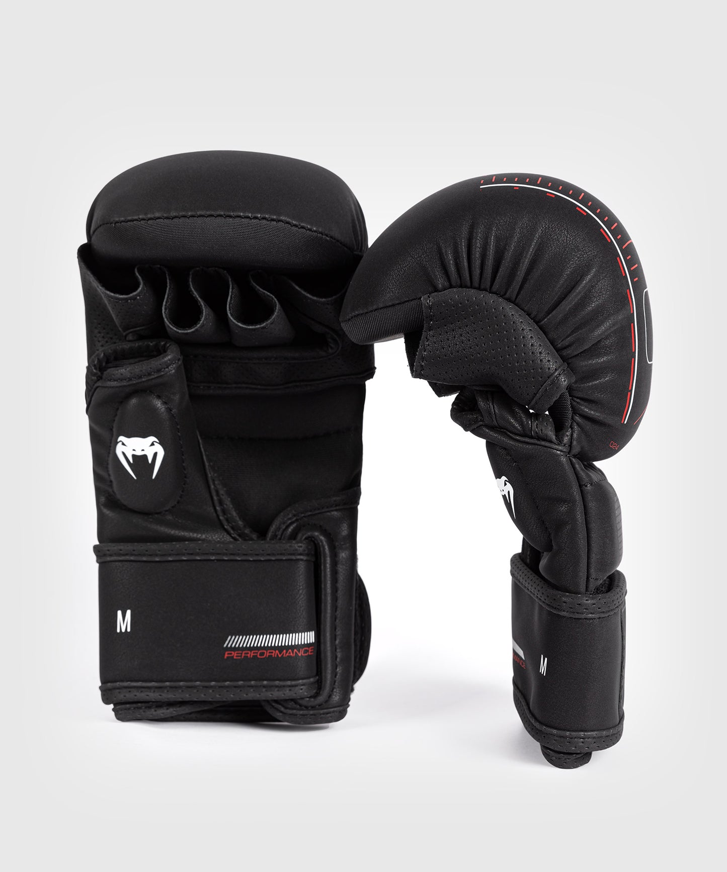 Venum x Topuria Unmatched Edition MMA Sparring Gloves - Black/Gold