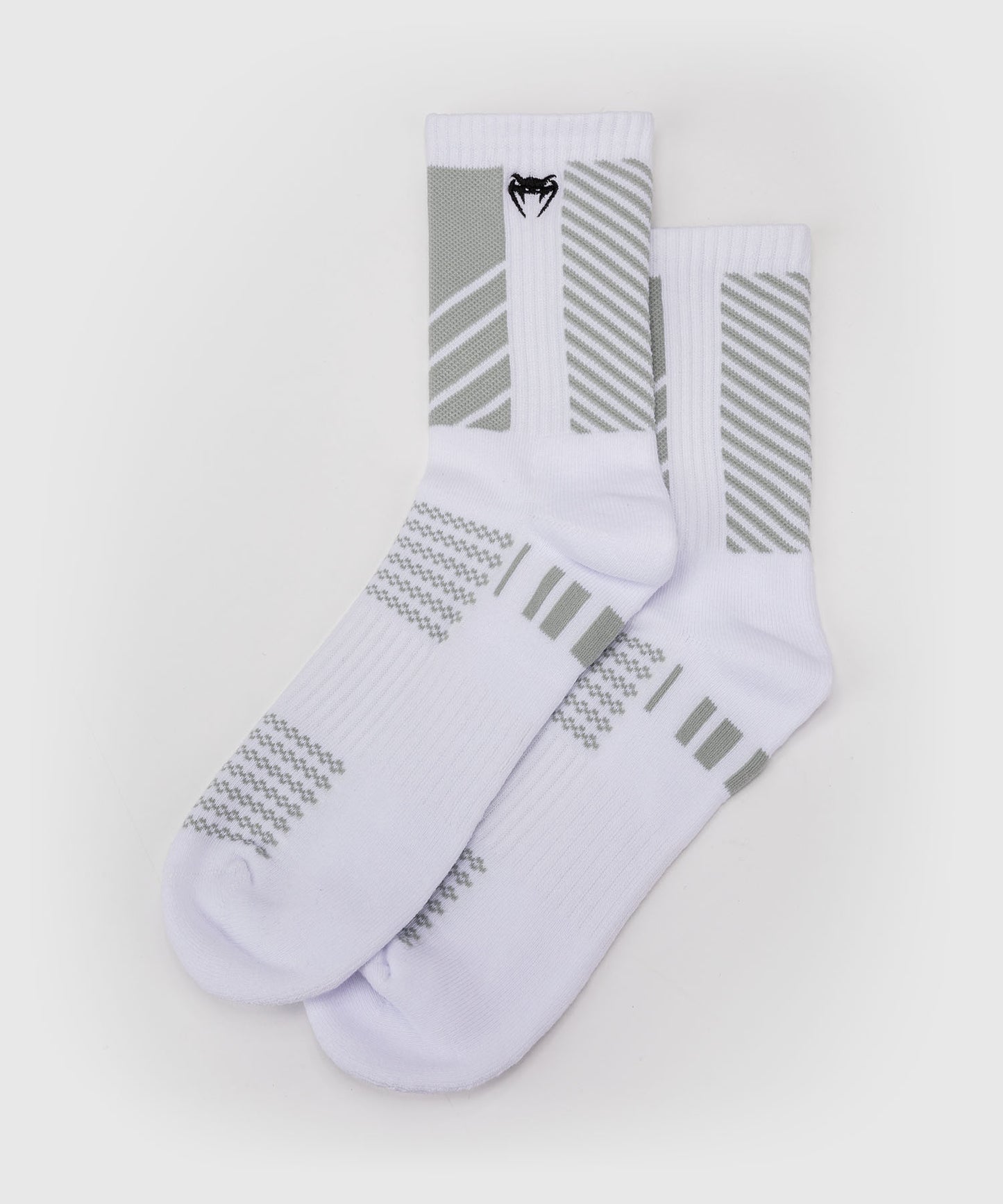 Venum Vector Calcetines Crew - Blanco/Gris