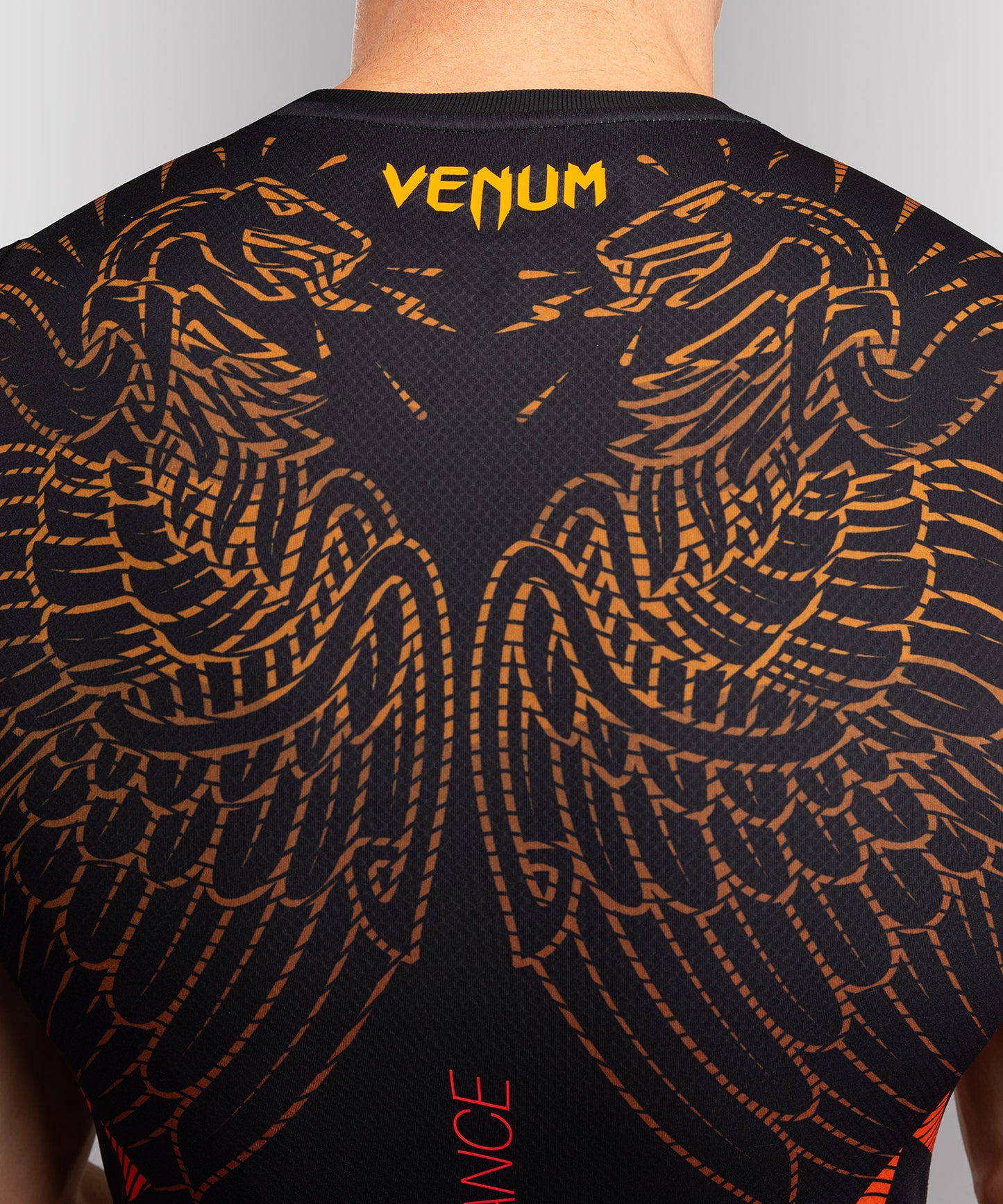 Venum Quetzal Fury Ärmelloses Rashguard - Schwarz/Fury Rot/Tangerine