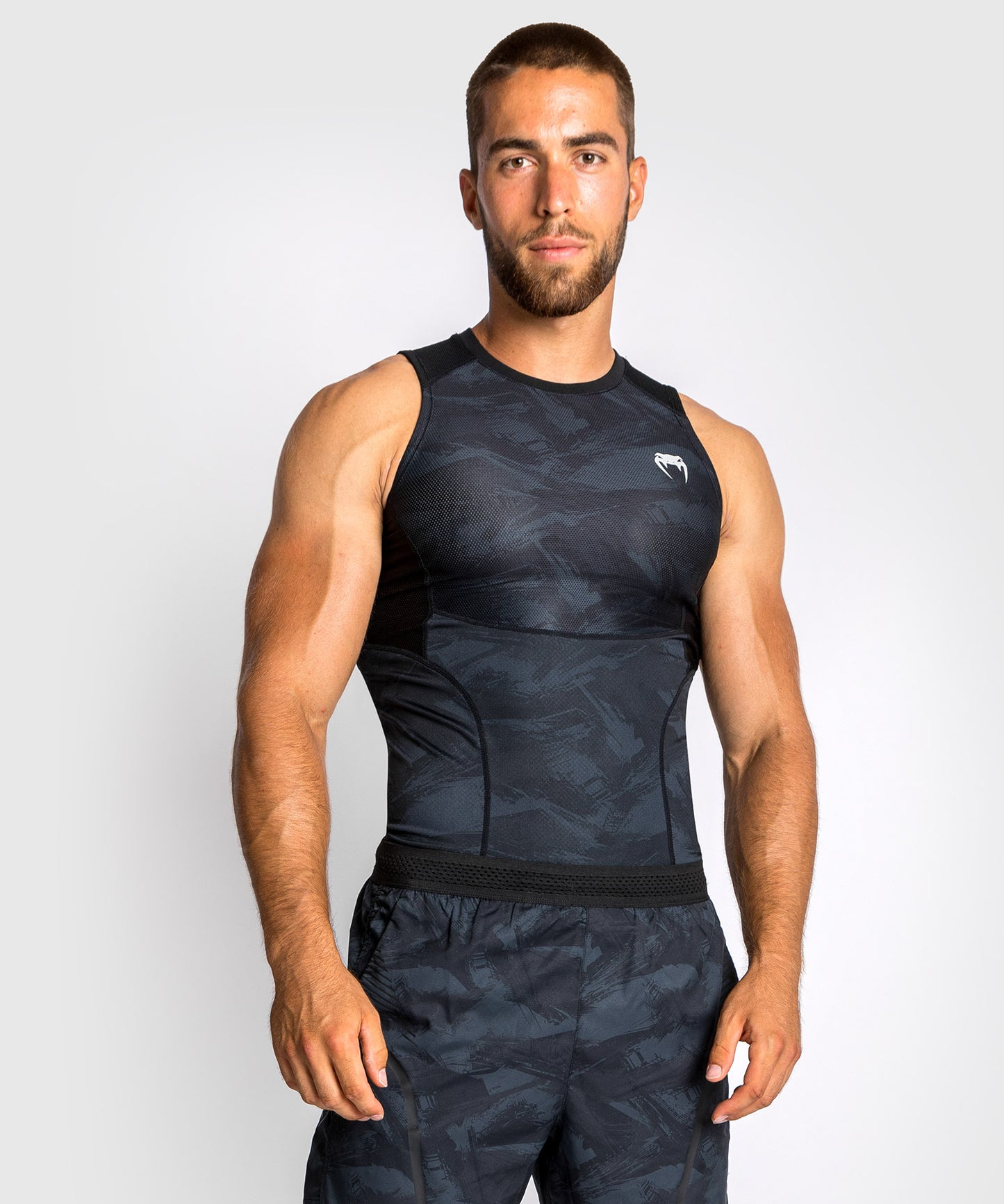 Venum Electron 3.0 Ärmelloser Rashguard - Schwarz