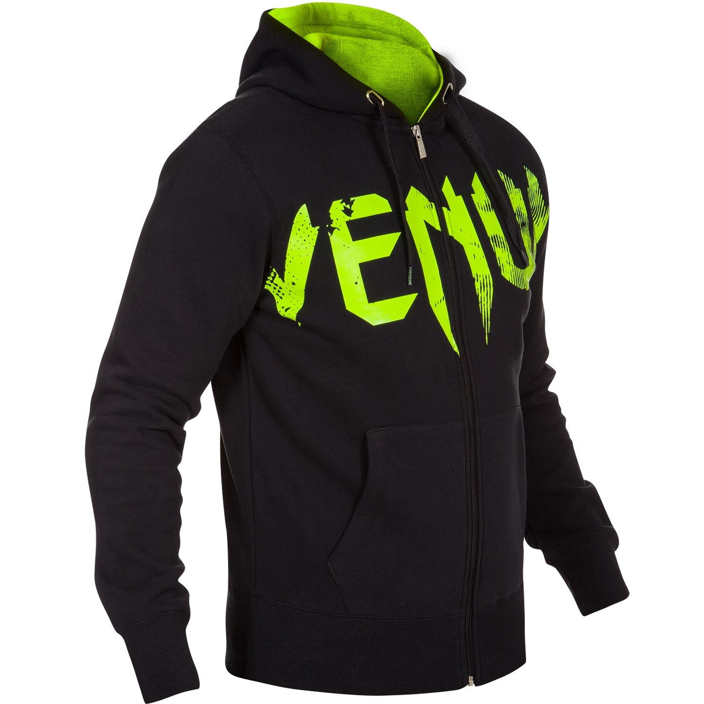 Sweatshirt Venum Undisputed - Noir/Jaune Fluo