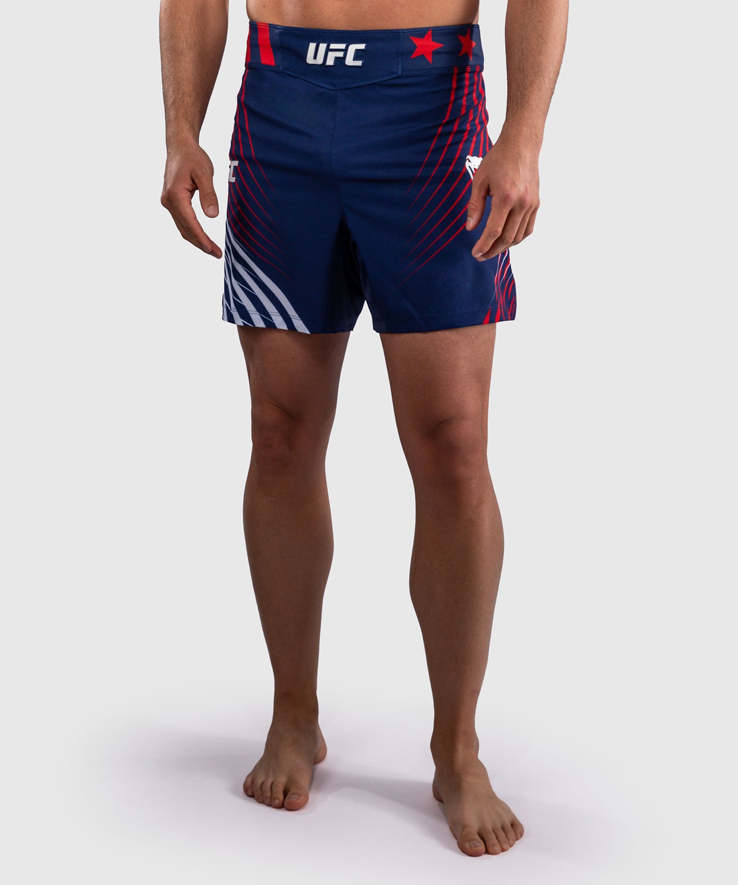 Official UFC Freedom 250 by Venum Authentic Fight Night Pantaloncini da combattimento taglio corto da uomo - Blu