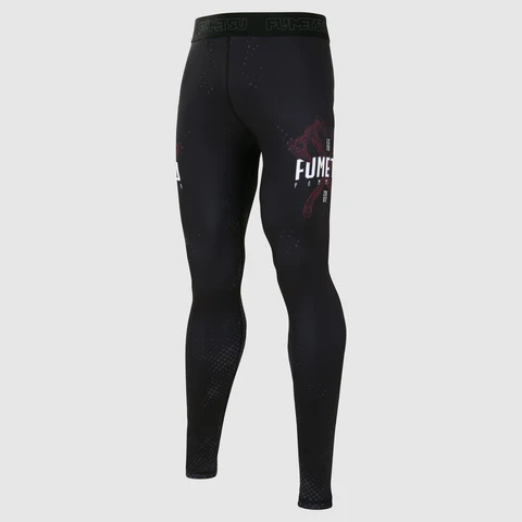 Fumetsu Berserker Kompressionshose - Schwarz/Rot