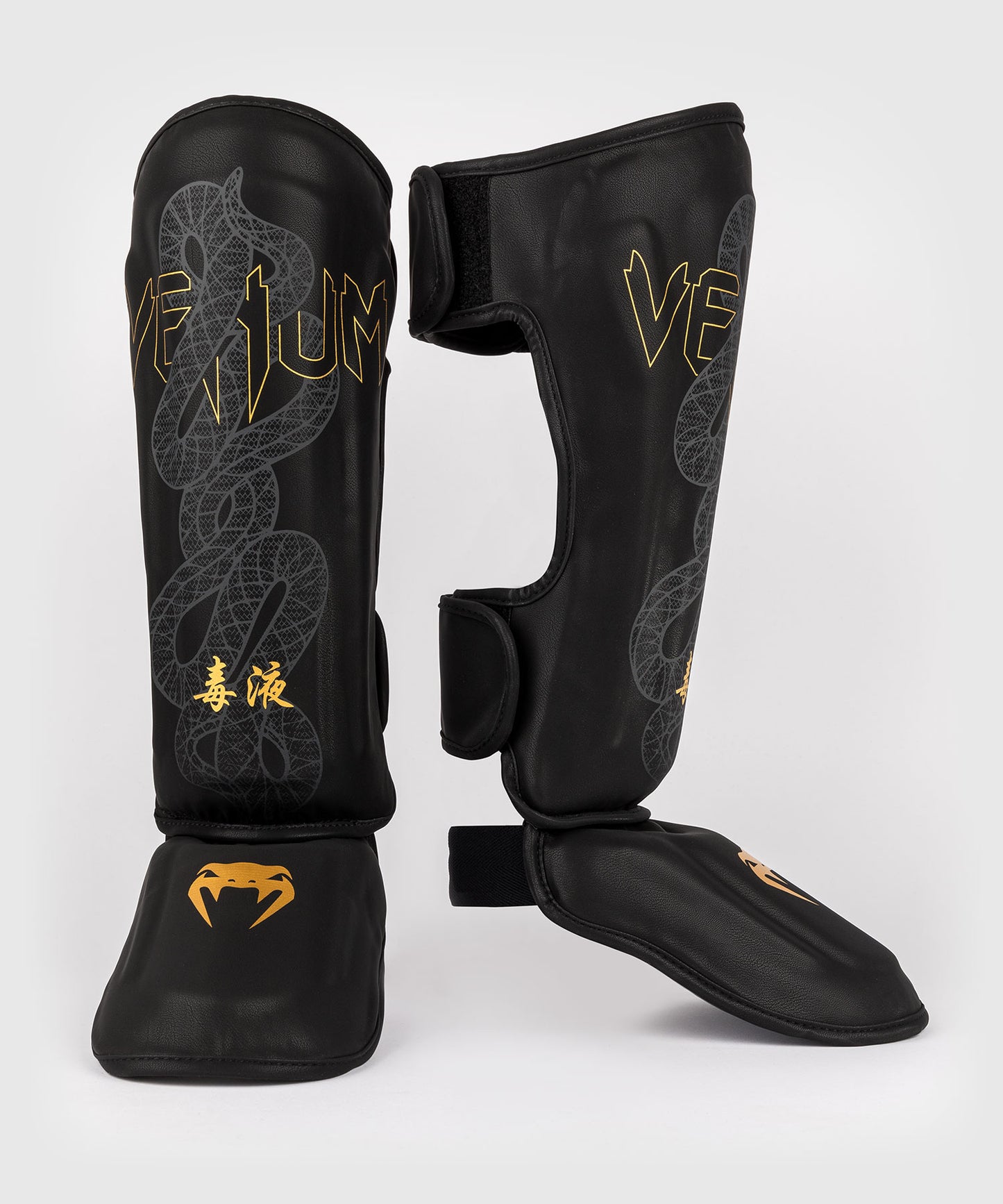 Venum Serpenti Paratibie – Nero/Argento/Oro