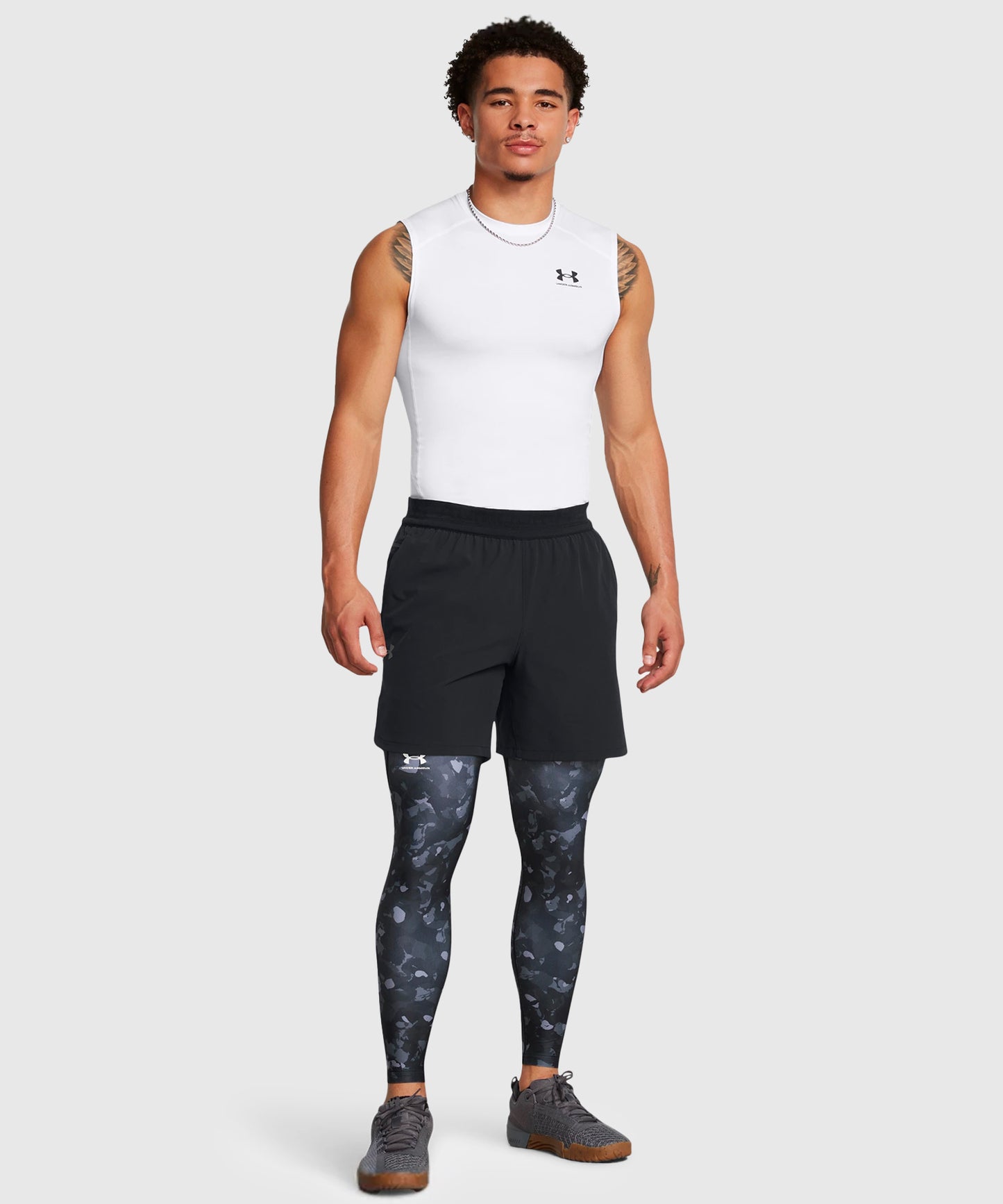Under Armour Heatgear Pantalón de Compresión – Negro/Camo