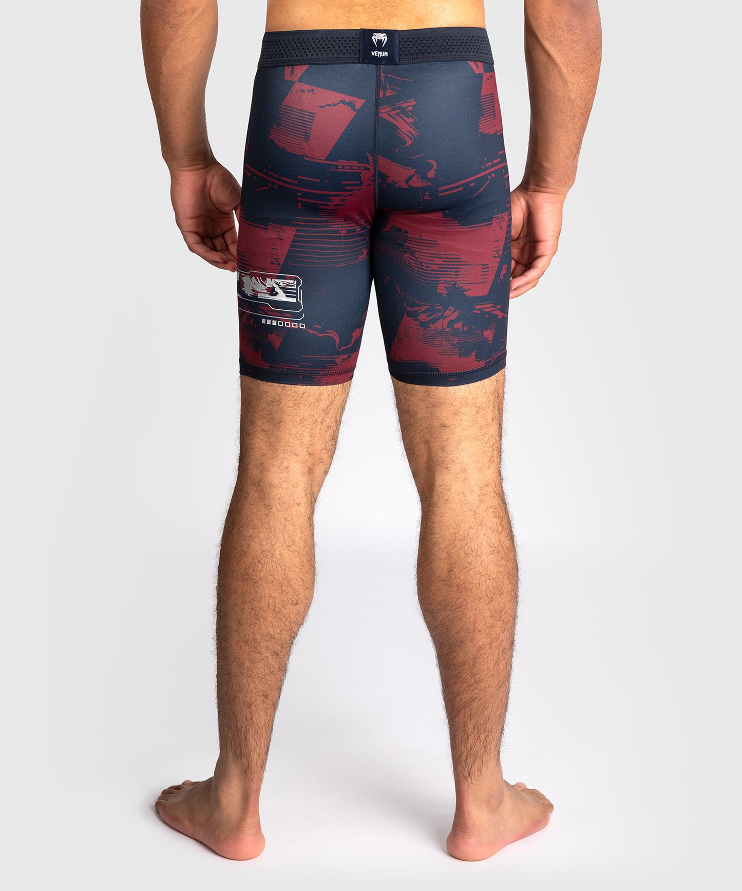 UFC Zenith by Venum Authentic Fight Week Pantaloncini Vale Tudo Performance Uomo - Blu navy/Bordeaux/Argento