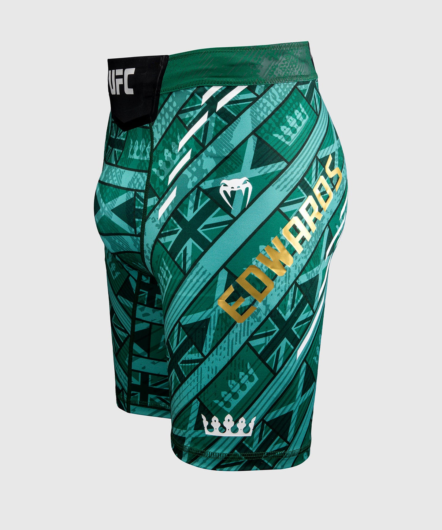 Men's UFC Unrivaled by Venum Green Leon Edwards Vale Tudo Short