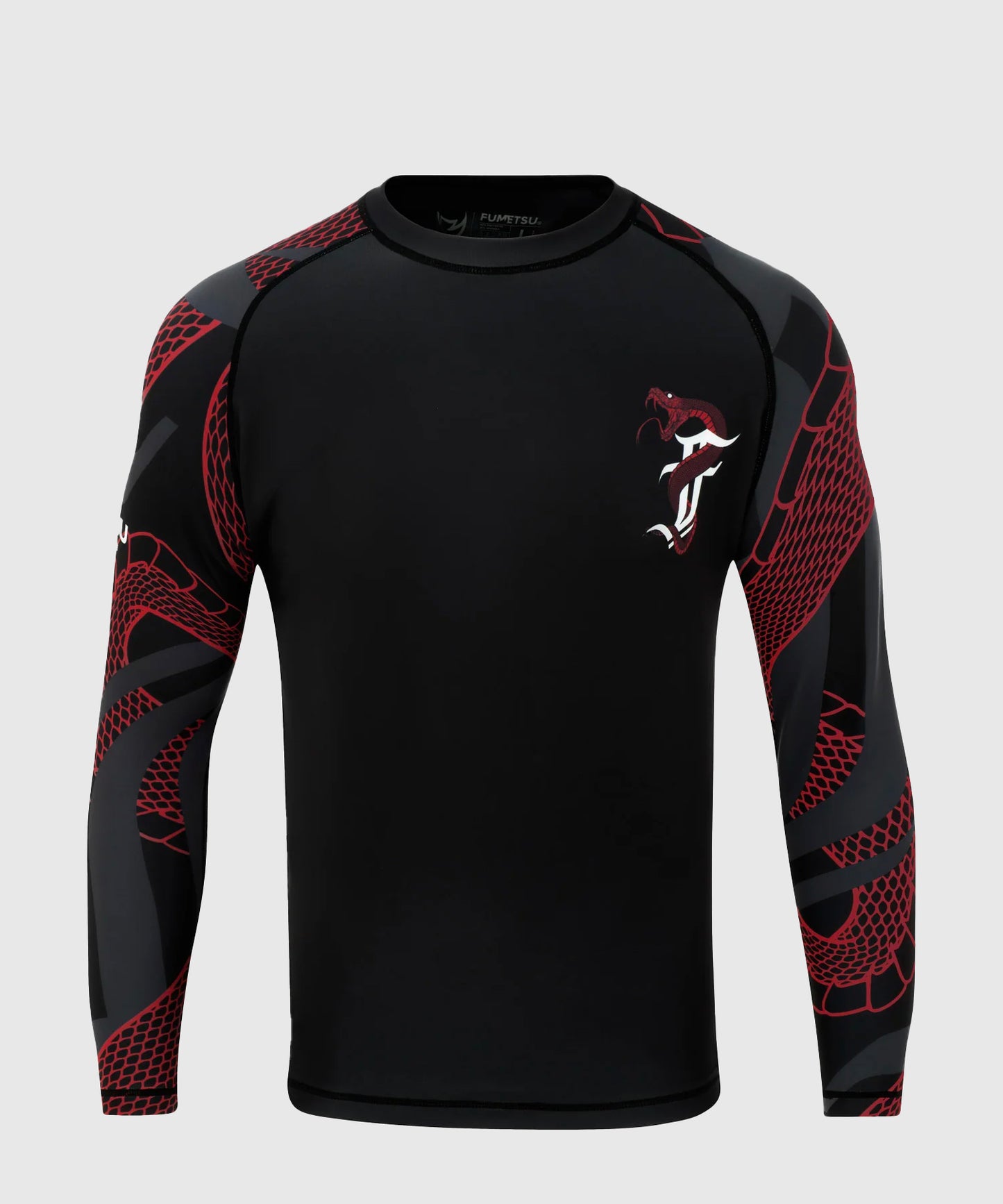 Rashguard À Manches Longues Fumetsu Anaconda - Noir/Rouge