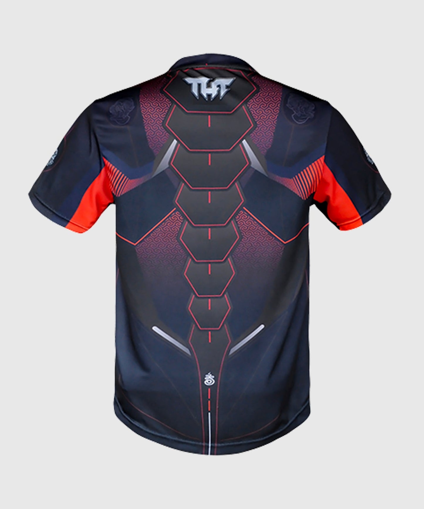 T-shirt Tuff Dry Fit Twin Hanuman Heads - Bleu Marine