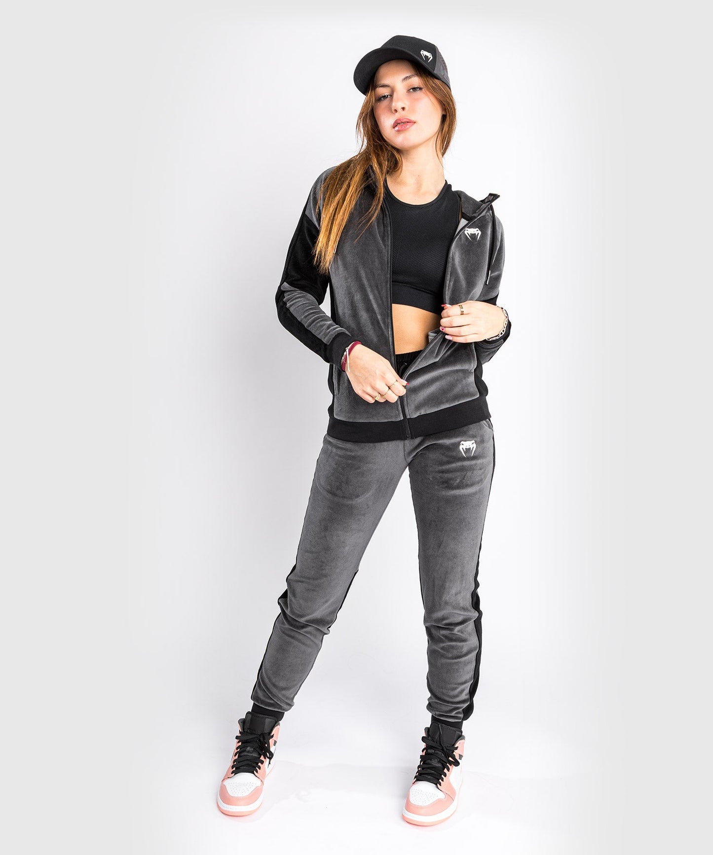 Venum Camoline 2.0 Velvet Sweatshirt - Damen - Grau/Schwarz