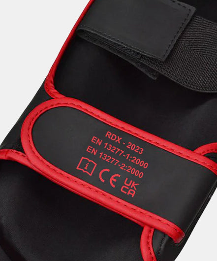 RDX F6 Kara Schienbeinschoner - Schwarz/Rot