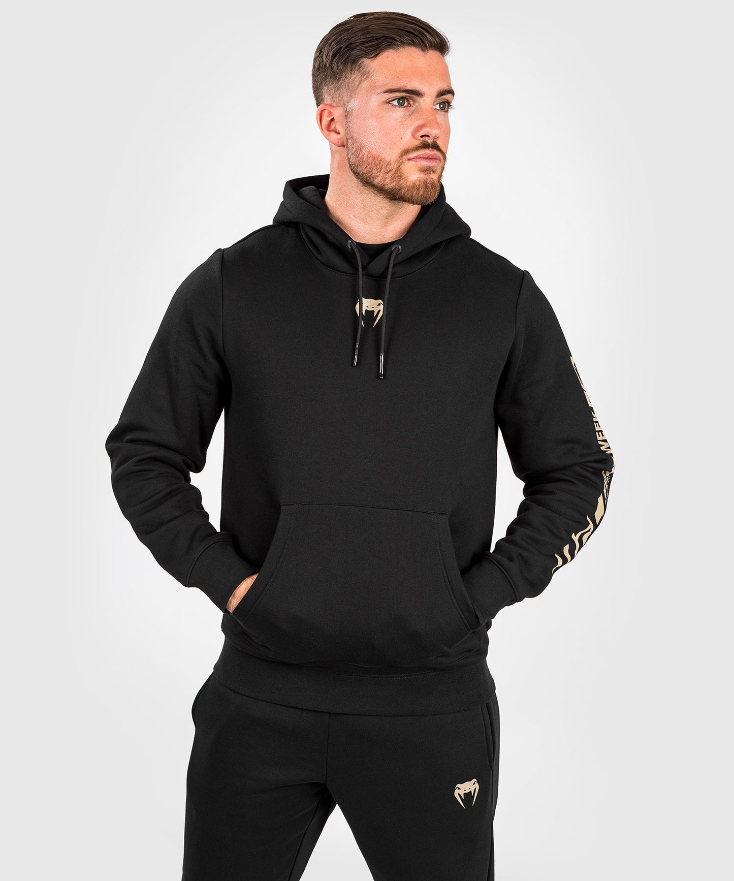 Sweatshirt à capuche pour Hommes UFC Adrenaline by Venum Fight Week - Noir