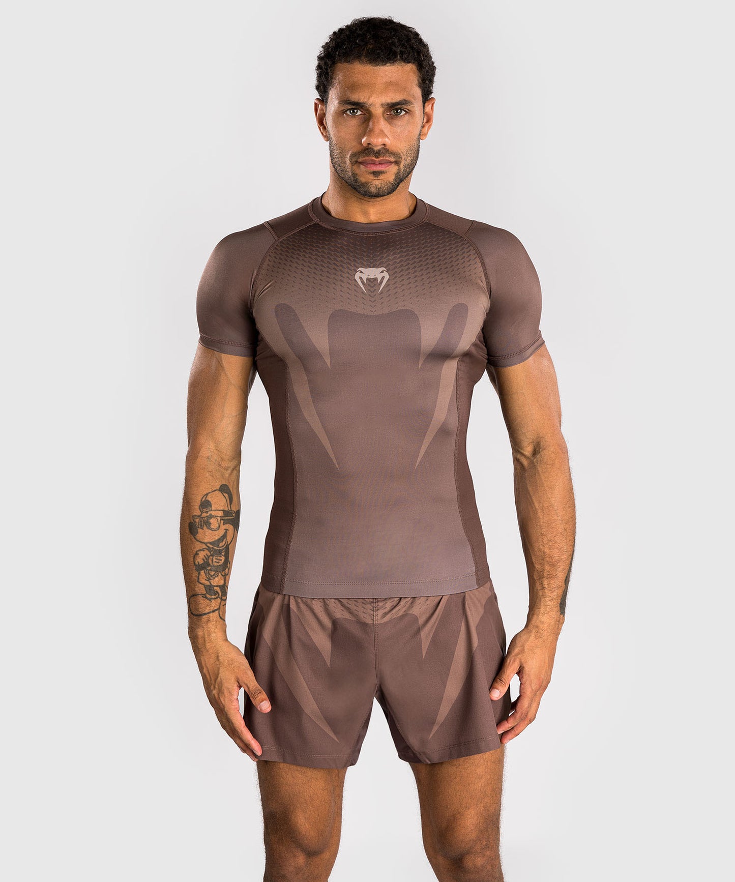 Rashguard Venum No Gi - Marron Chocolat