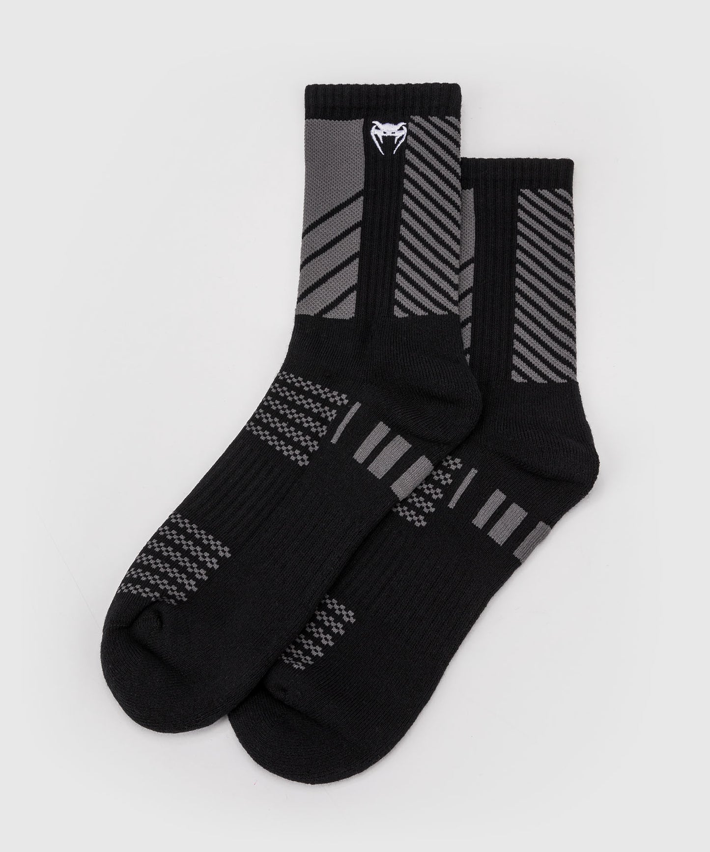Pack de 3 Paires de Chaussettes Mi-longues Venum Vector - Noir/Gris