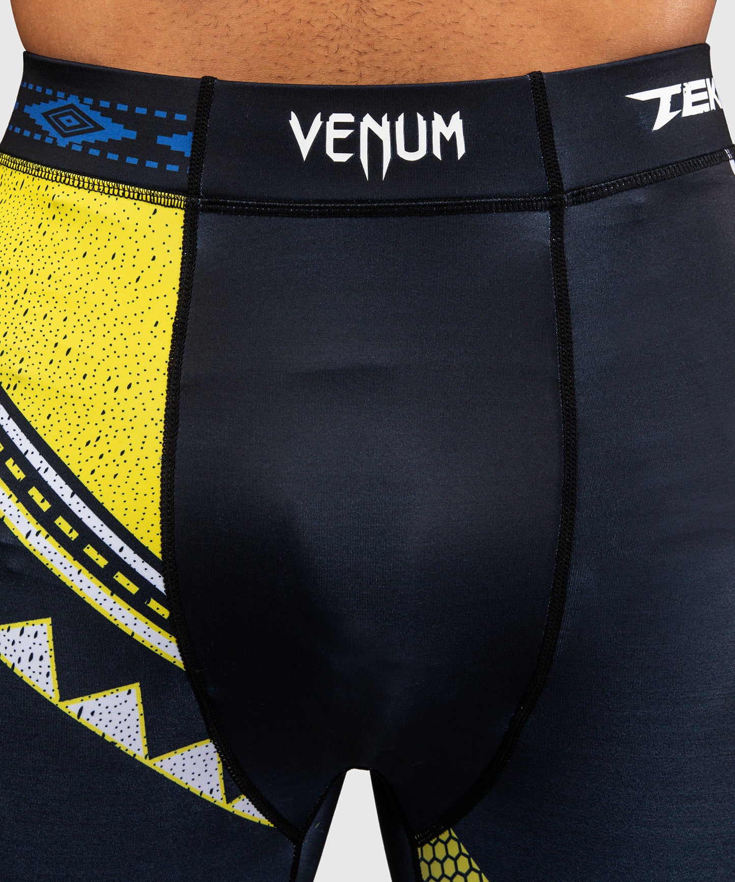 Pantalon de Compression King Venum x TEKKEN 8 - Noir/Jaune