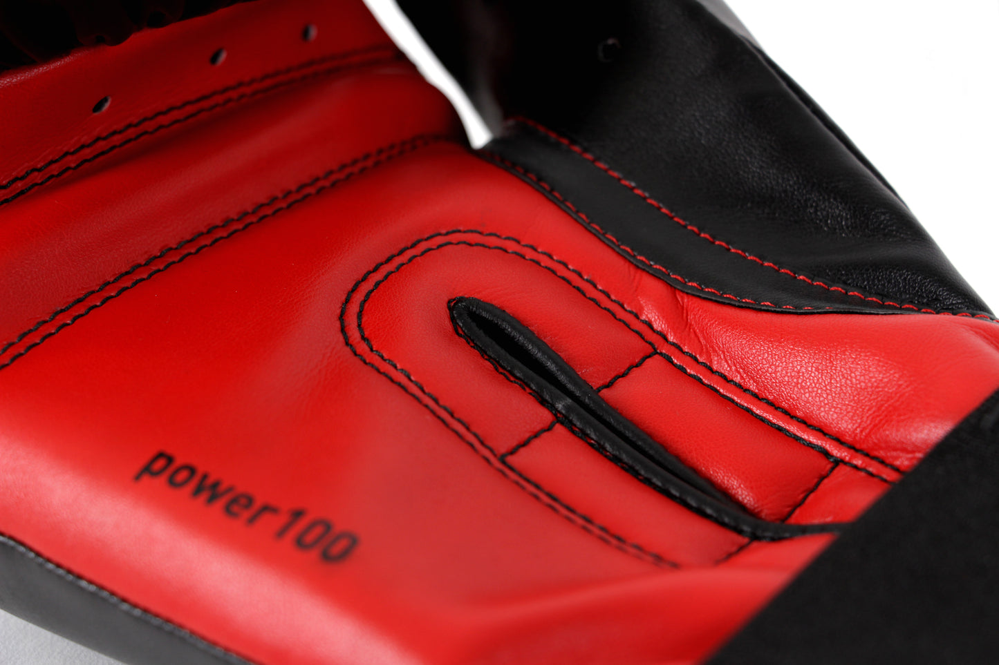 Adidas Power 100 Guantes de Boxeo - Negro/Rojo