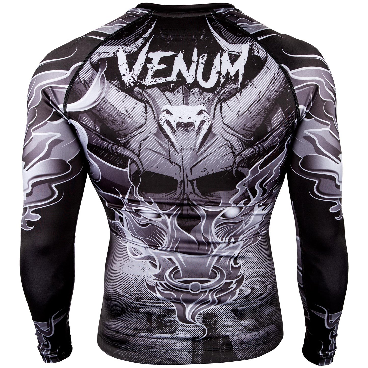Rashguard Venum Minotaurus - Mangas Largas - Negro/Blanco