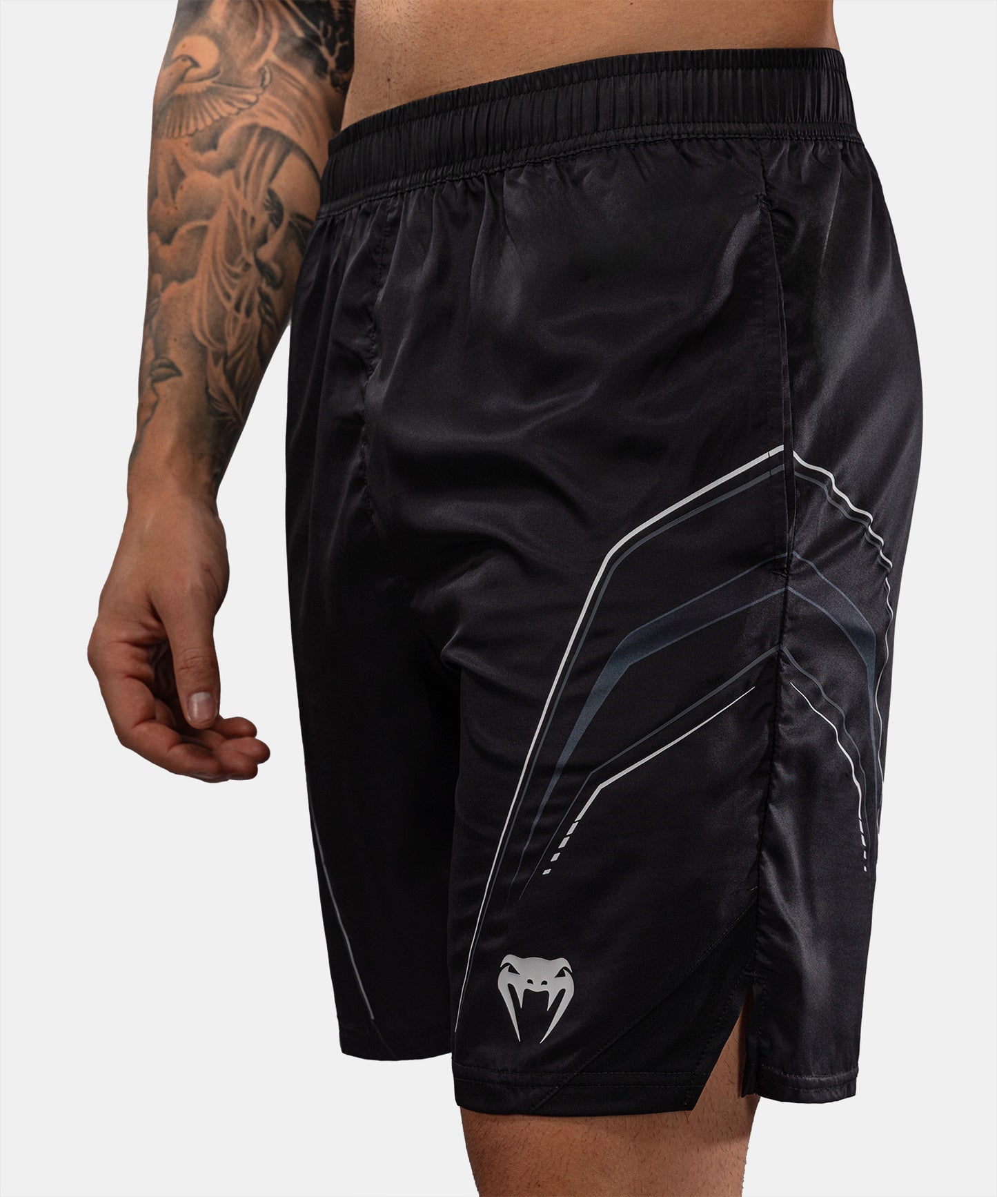 Venum Streamline Trainingsshorts – Schwarz/Weiß