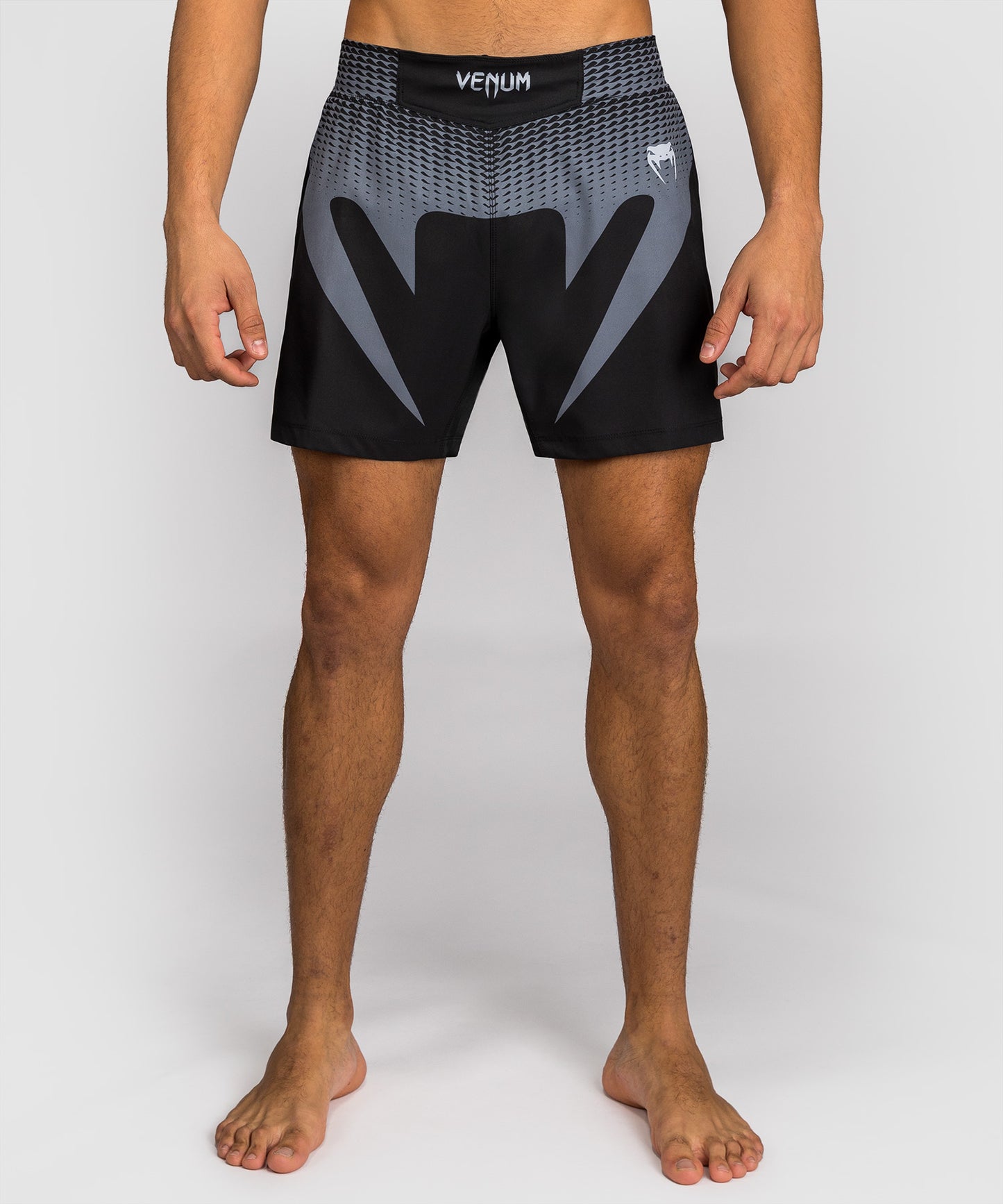 Short de Combat Venum No Gi - Noir/Gris Argenté