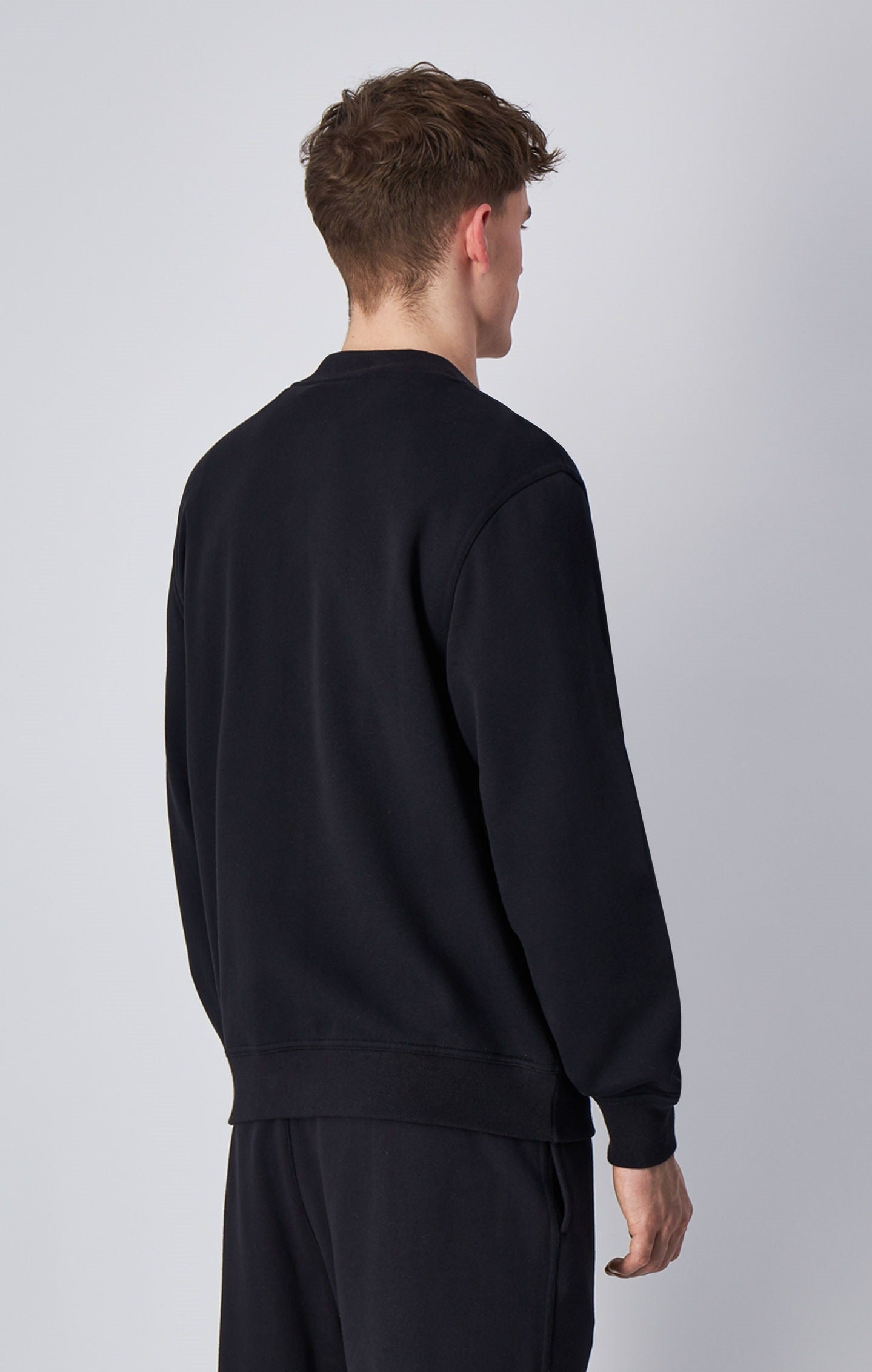 Champion Esprit Bomber Chaqueta en Molleton – Negro