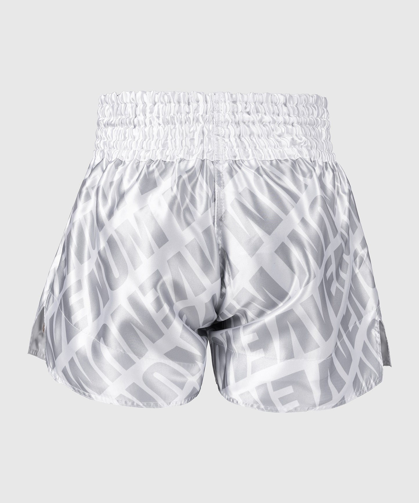 Venum Contender XT Pantaloncini Muay Thai – Bianco/Argento