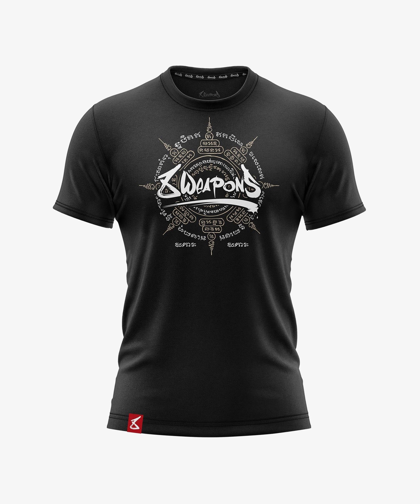 8 Weapons 8 Ways Yant 2.0 T-Shirt - Schwarz/Sand