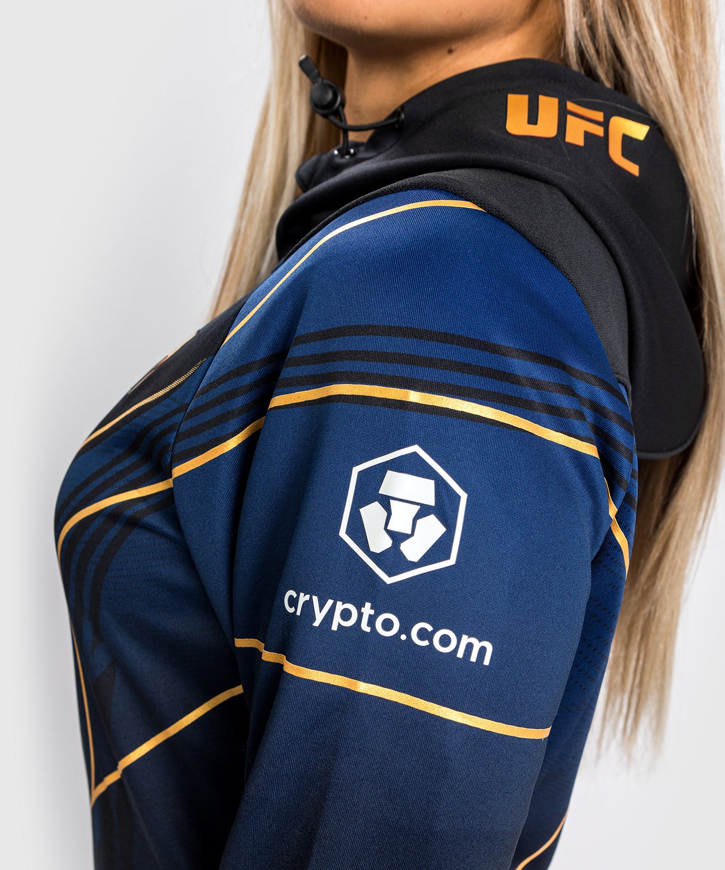 UFC Venum Authentic Fight Night 2.0 Walkout-Hoodie für Frauen – Midnight Edition - Champion
