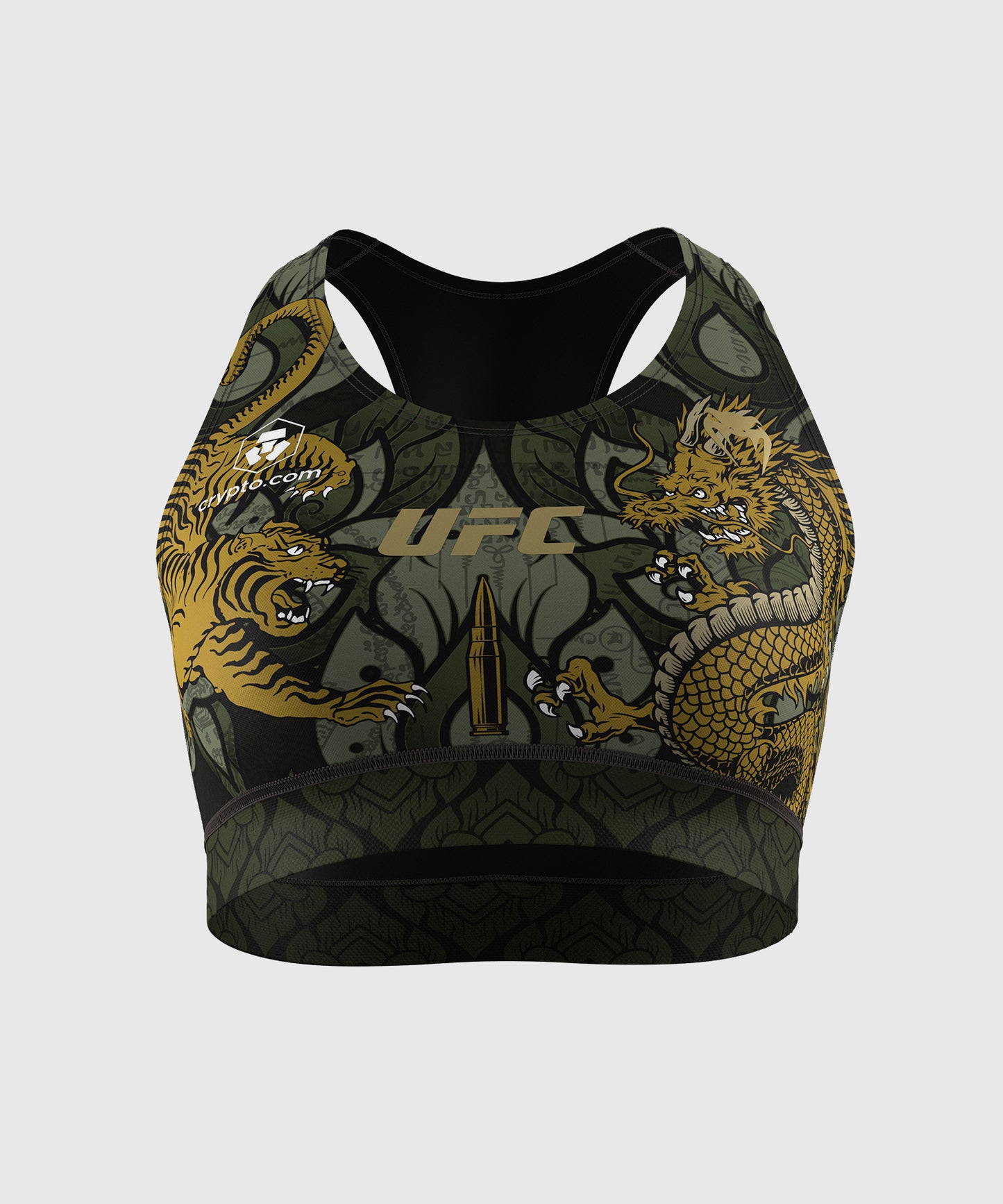 Women’s UFC Unrivaled by Venum Green Valentina Shevchenko Sports Bra