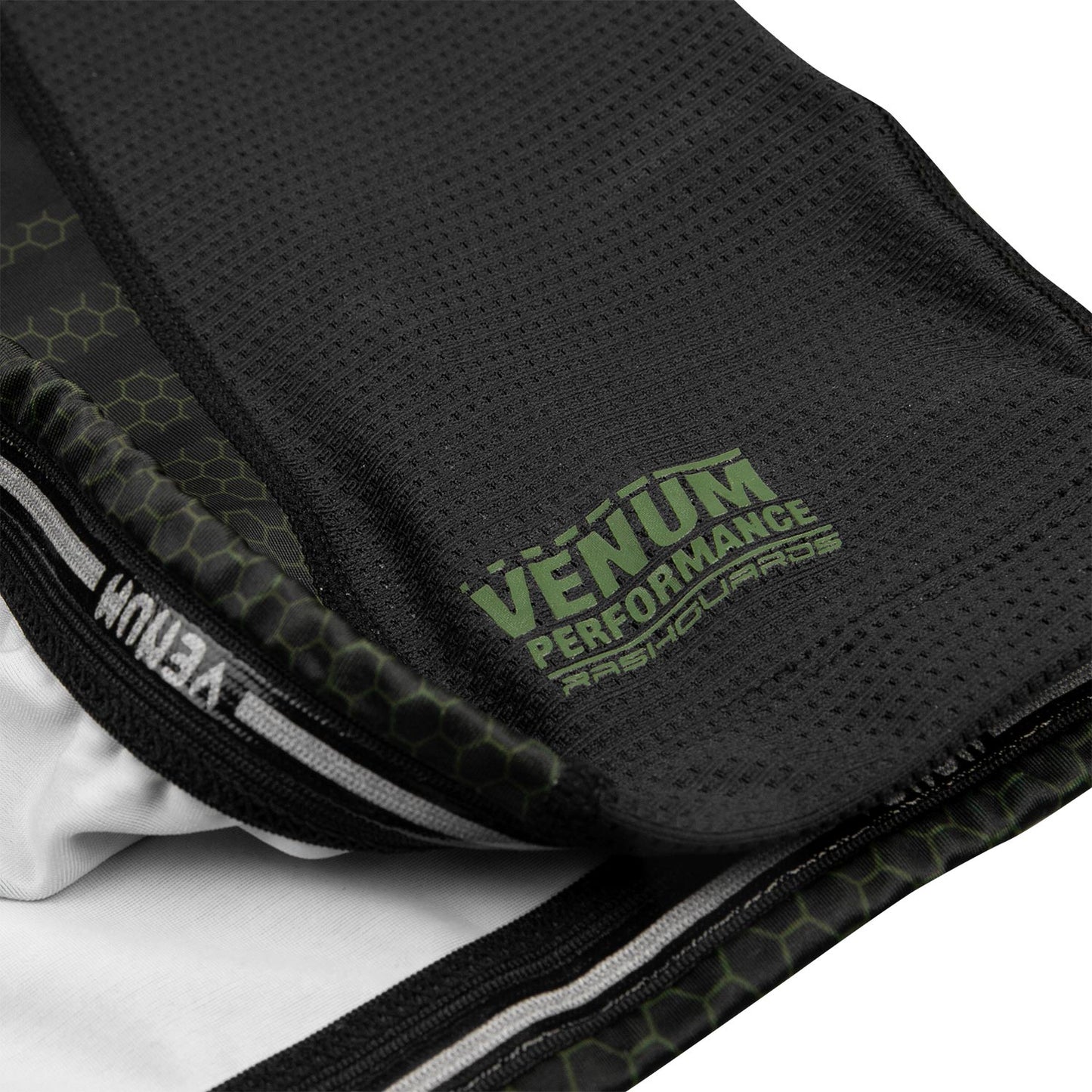 Rashguard Venum Technical 2.0 - Manches courtes - Noir/Kaki - Exclusivité