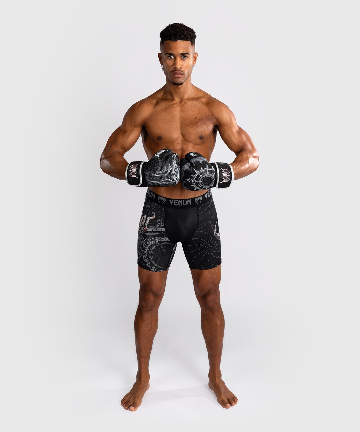 Venum Gladiator 5.0 Herren Vale Tudo Shorts - Schwarz/Silber