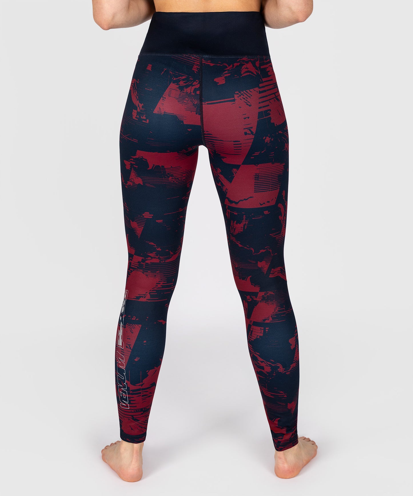 UFC Zenith by Venum Authentic Fight Week Legging Mujer - Azul marino/Burdeos/Plat