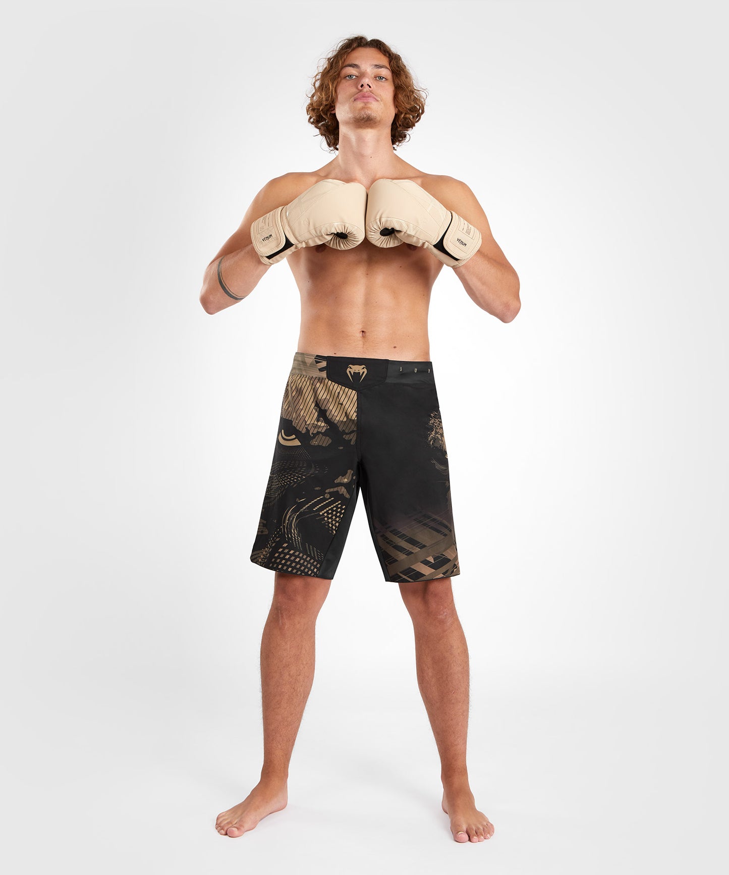 Venum Gorilla Jungle Pantalón Corto de Combate - Negro/Arena