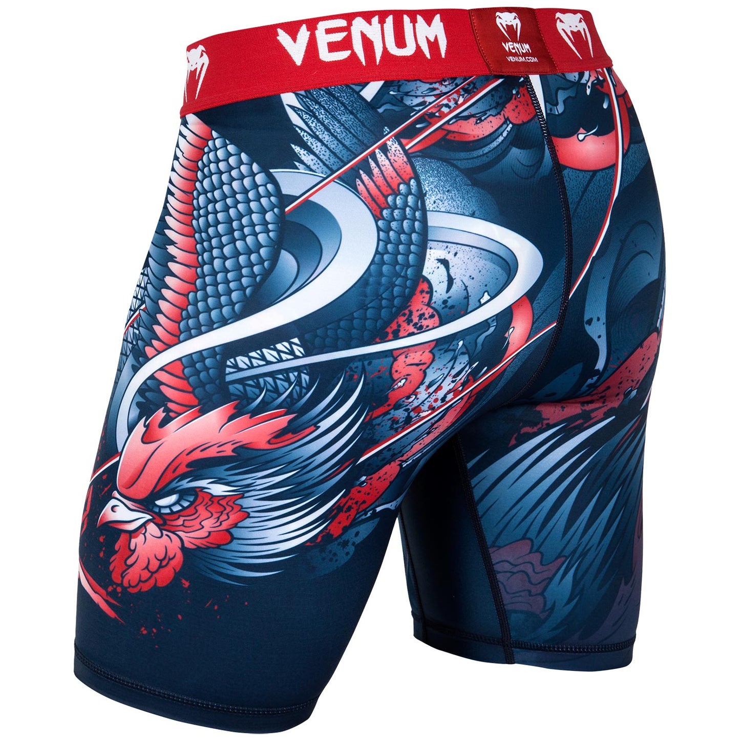 Venum Rooster Kompressionsshorts - Marineblau/Orange