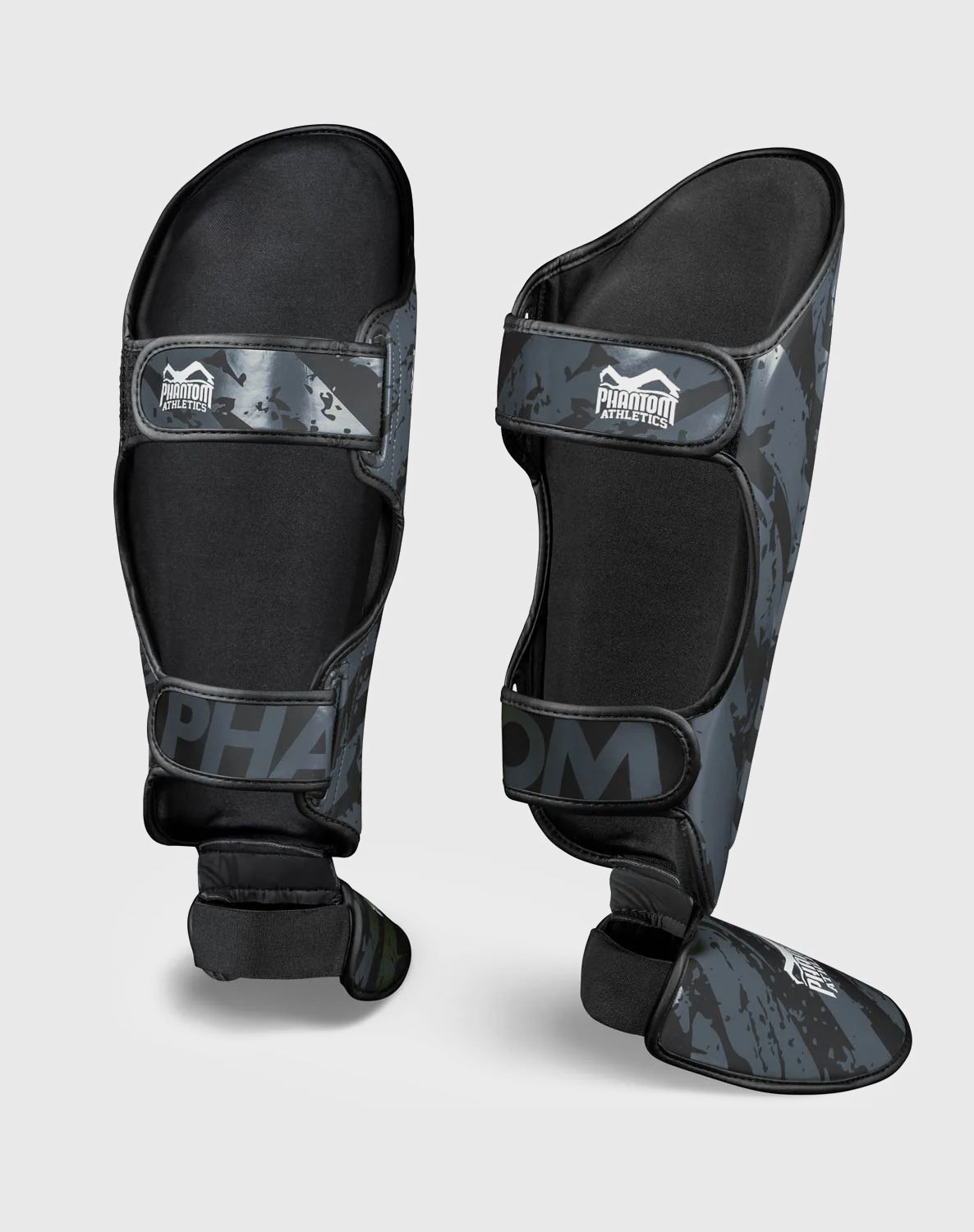 Phantom Athletics Evo Camo Tiger Shin Guards - Grey